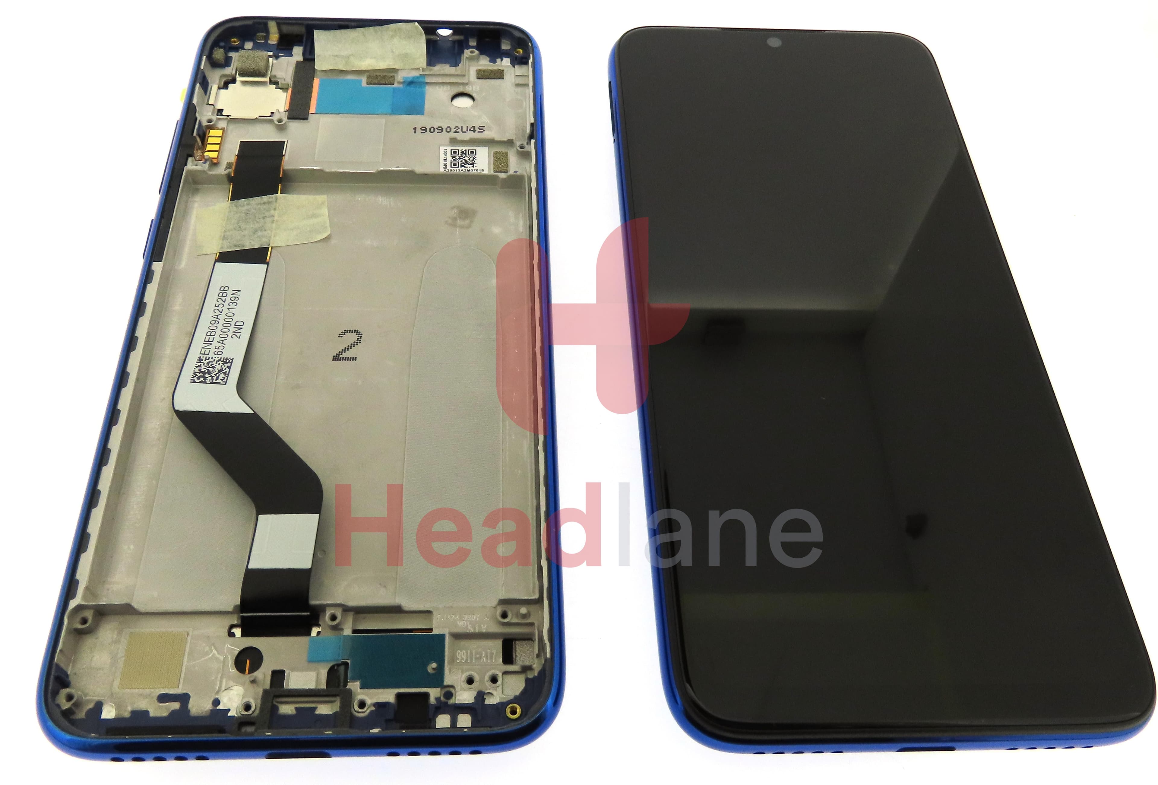 Xiaomi Redmi Note 7 LCD Display / Screen + Touch - Blue - view 3