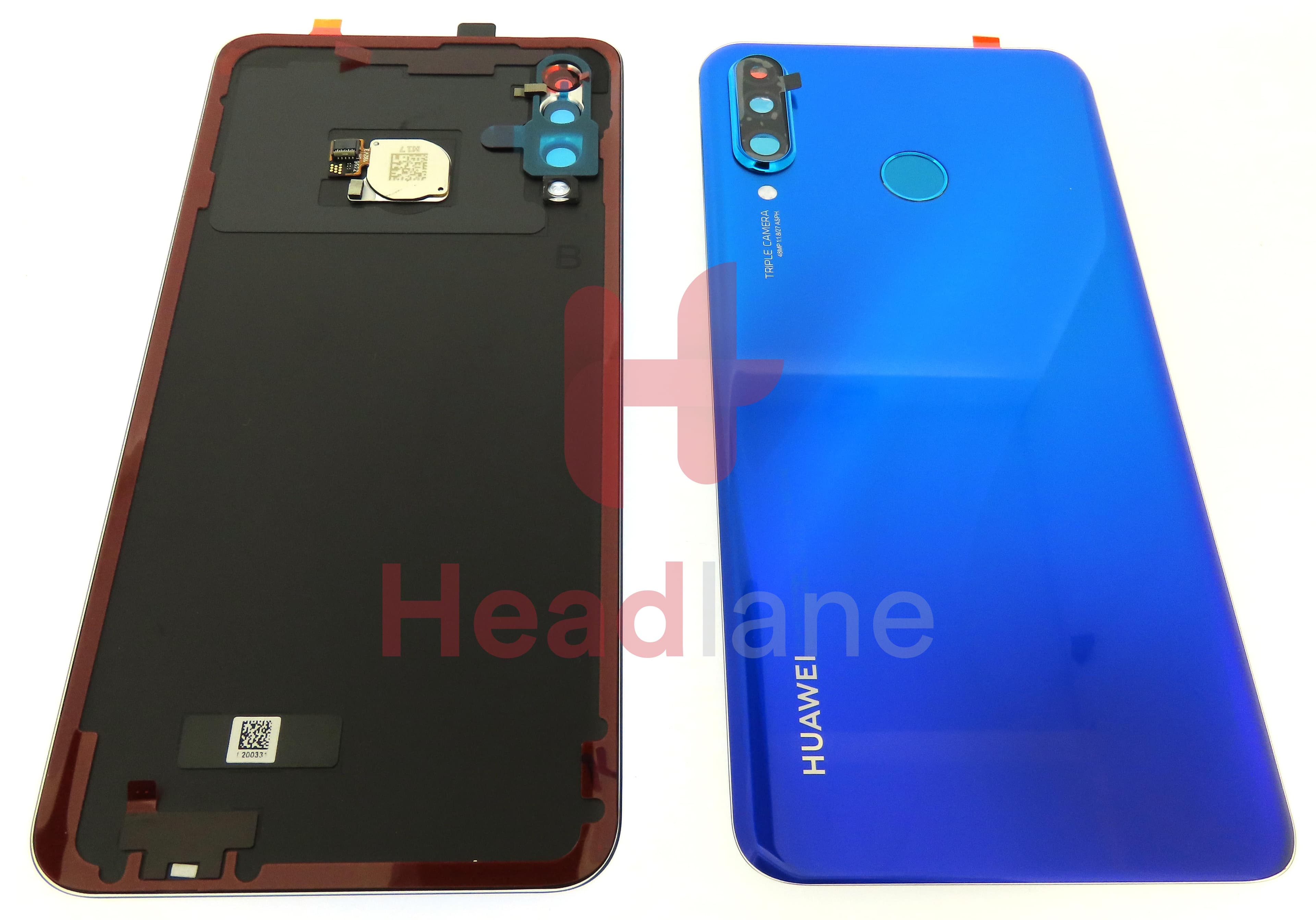 Huawei P30 Lite (New Edition) Back / Battery Cover - Blue (MAR-LX3Bm 48MP Rear Camera) - view 2