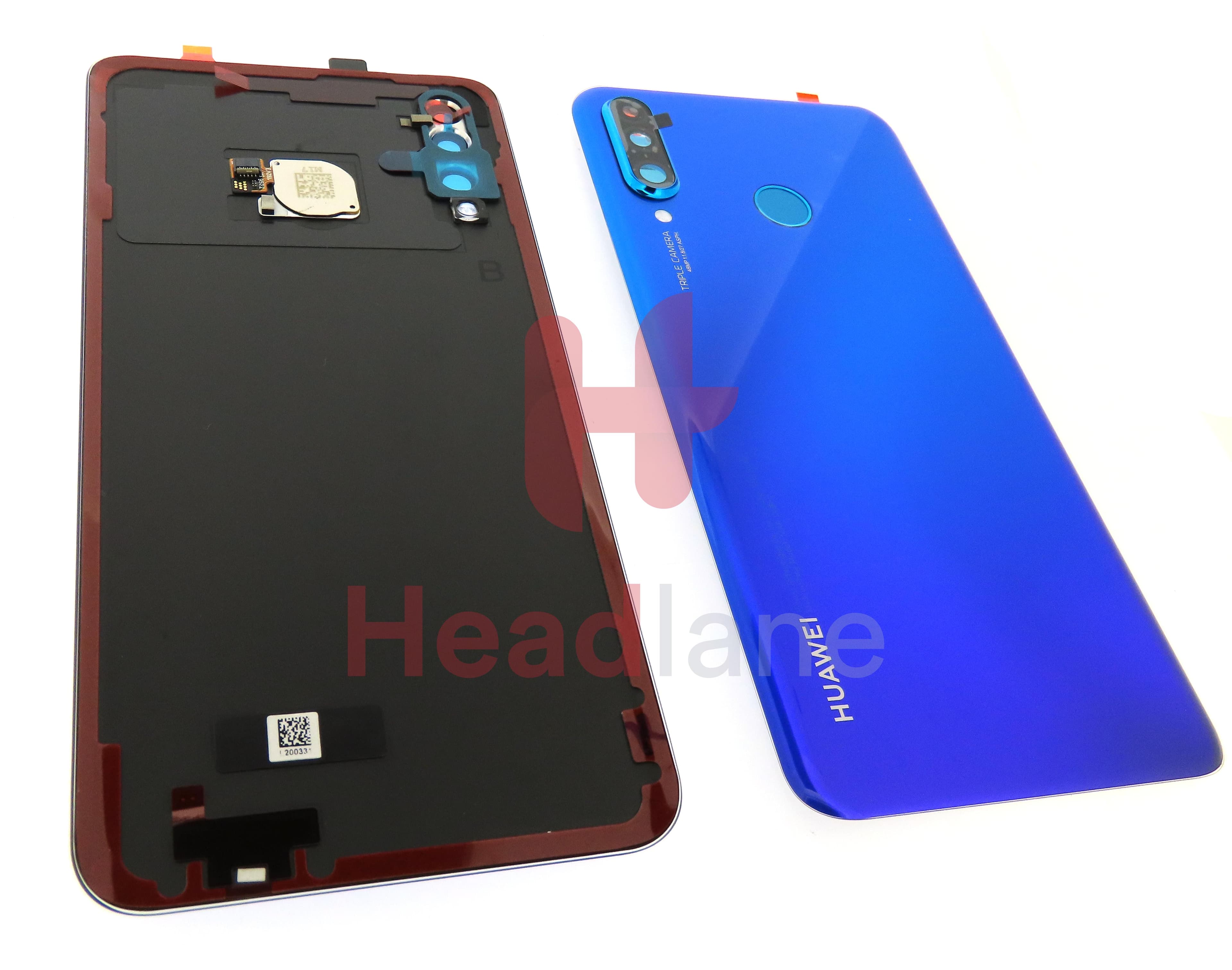 Huawei P30 Lite (New Edition) Back / Battery Cover - Blue (MAR-LX3Bm 48MP Rear Camera) - view 3