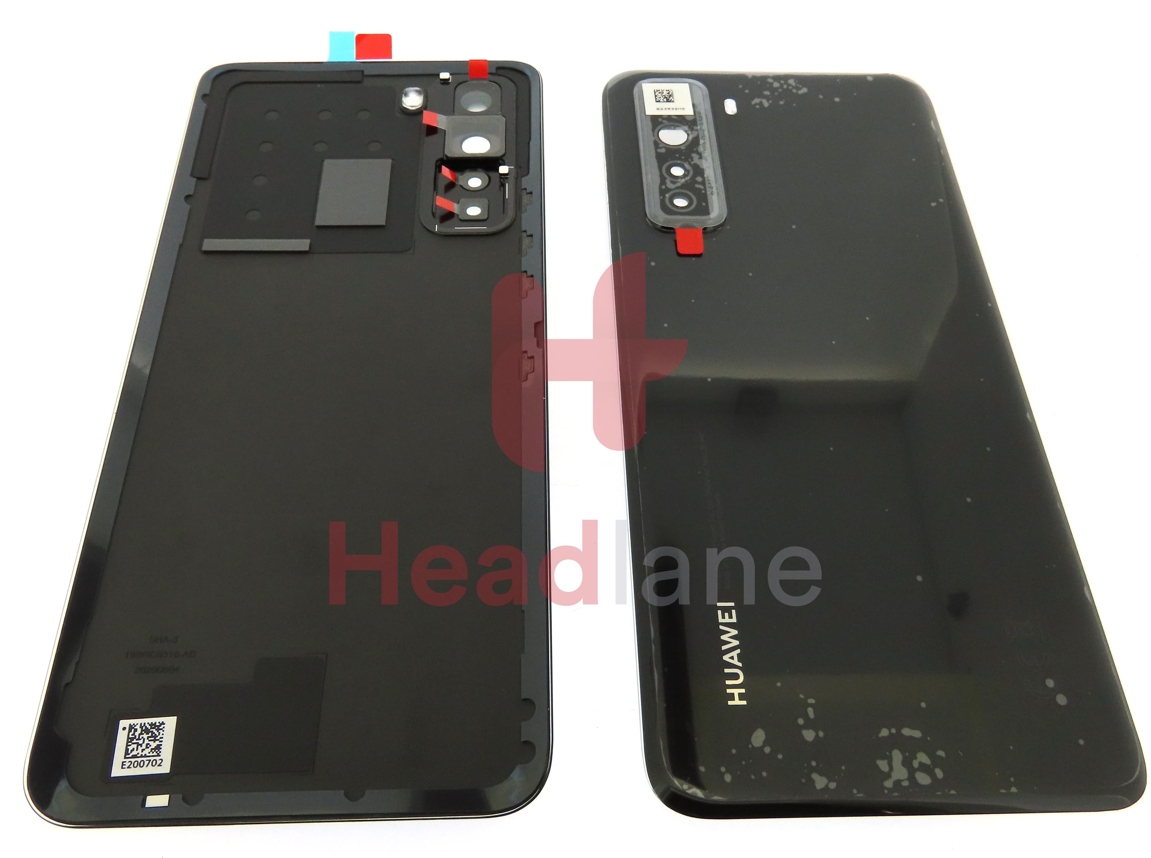 Huawei P40 Lite 5G Back / Battery Cover - Midnight Black - view 3