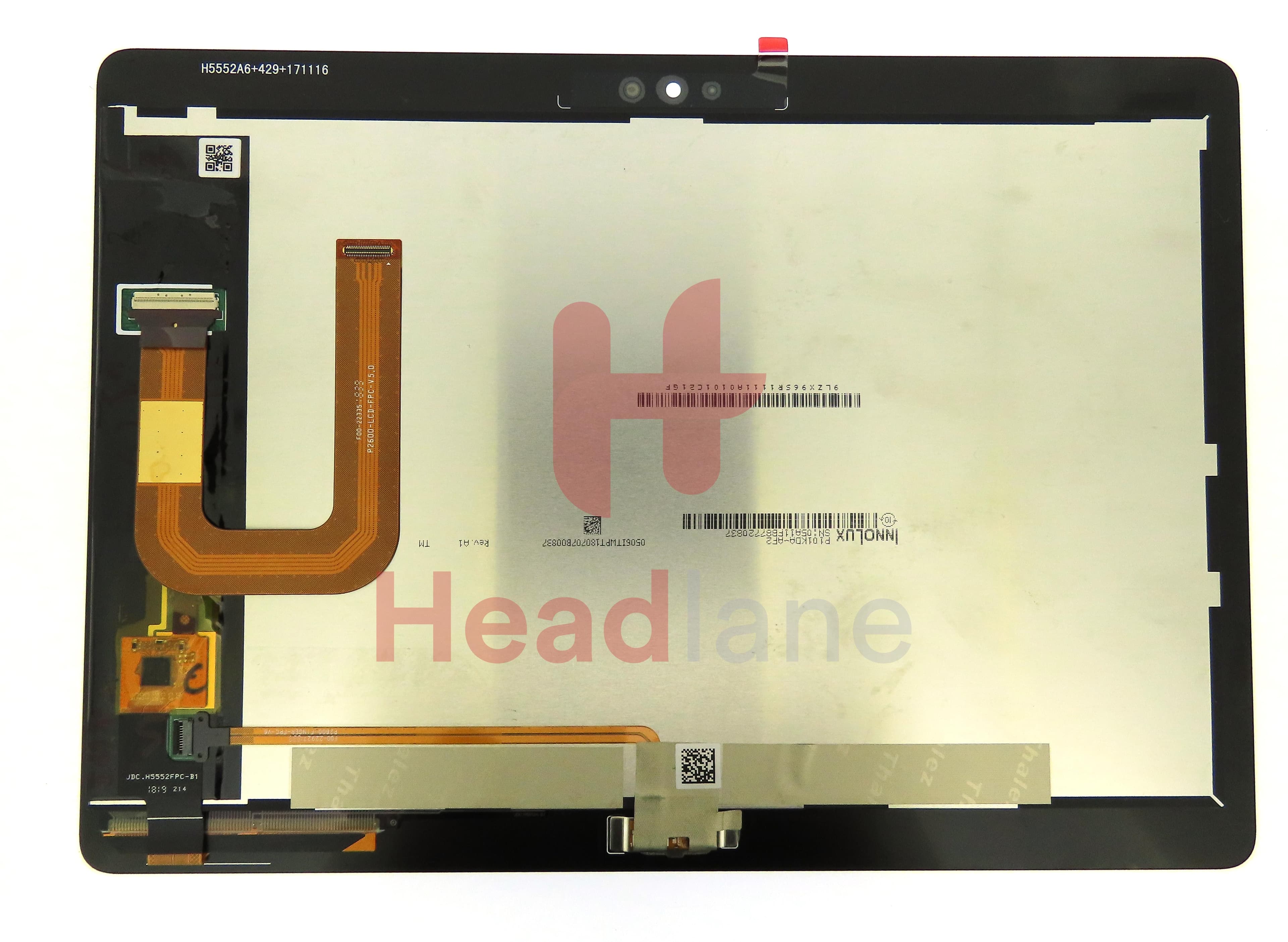 Huawei MediaPad M3 Lite 10" LCD Display / Screen + Touch - Grey - view 3