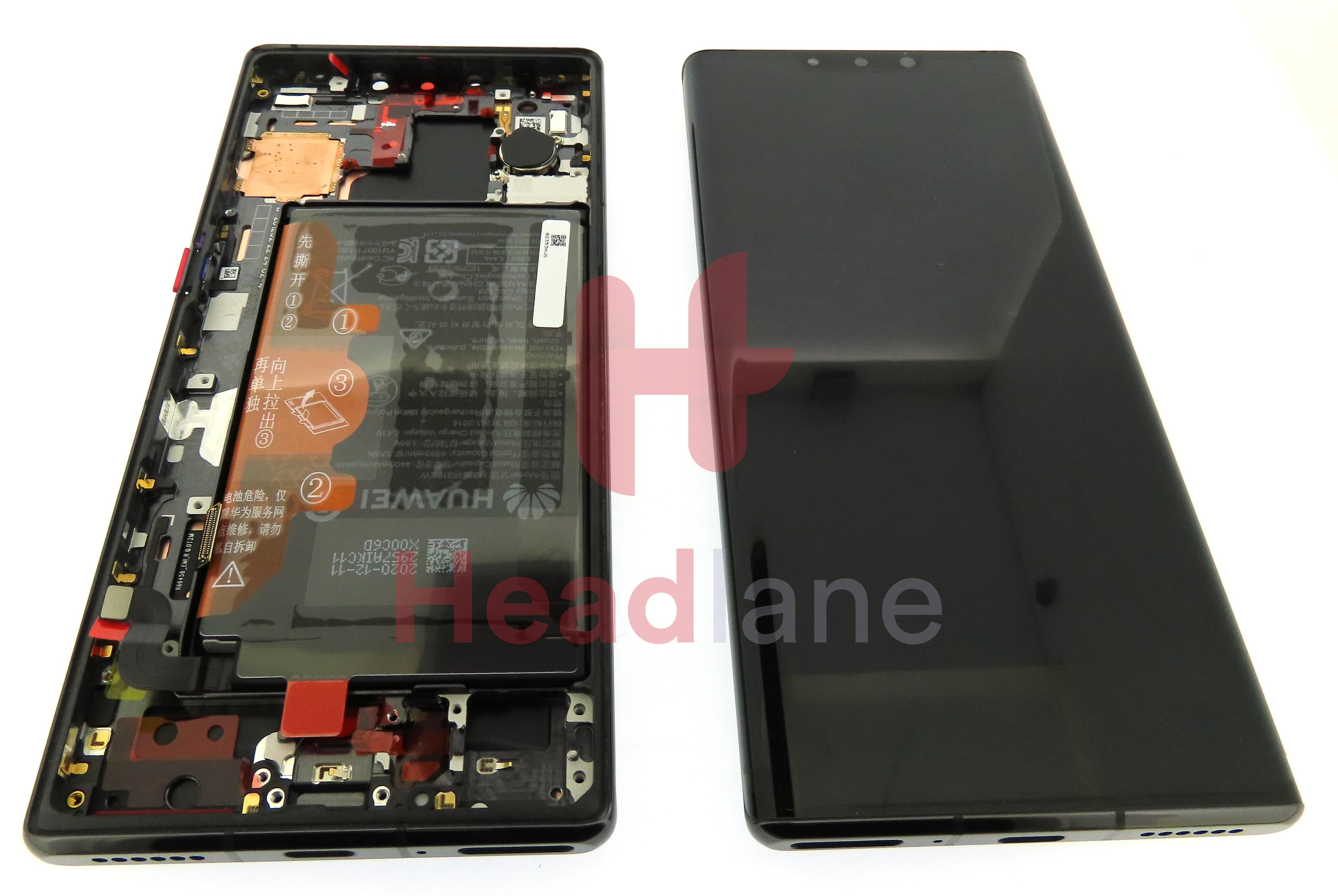Huawei Mate 30 Pro LCD Display / Screen + Touch + Battery - Black - view 3
