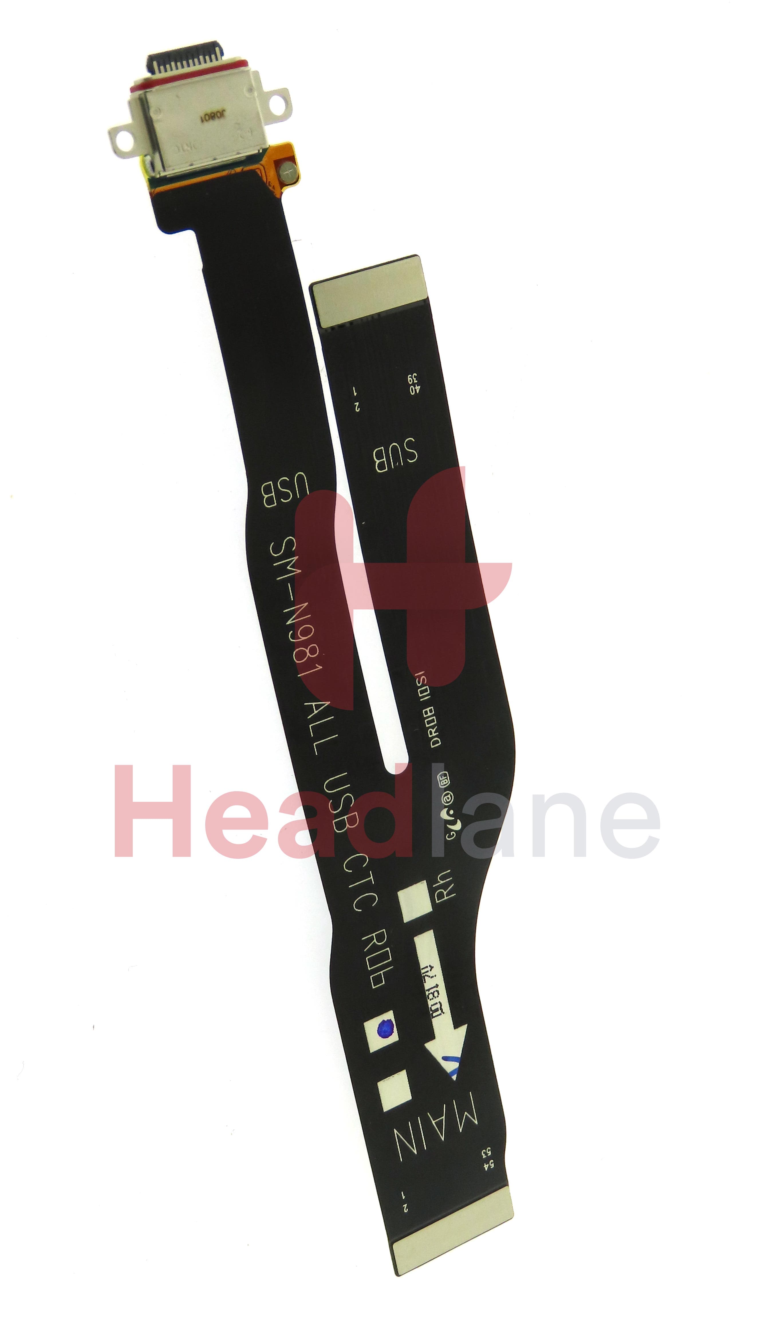 Samsung SM-N980 N981 Galaxy Note 20 Charging Port Flex - view 2