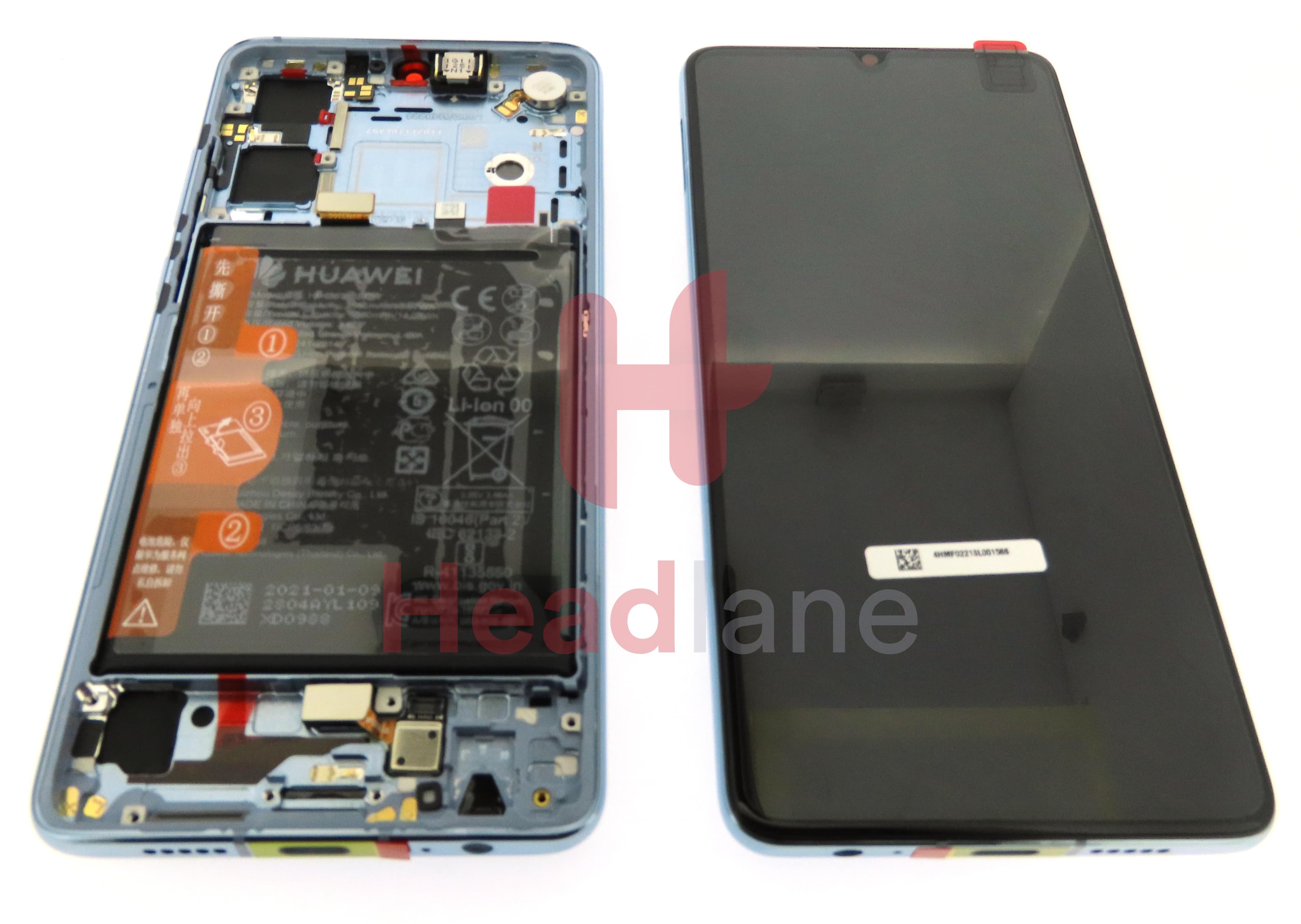 Huawei P30 LCD Display / Screen + Touch + Battery Assembly - Breathing Crystal (New Version) - view 3