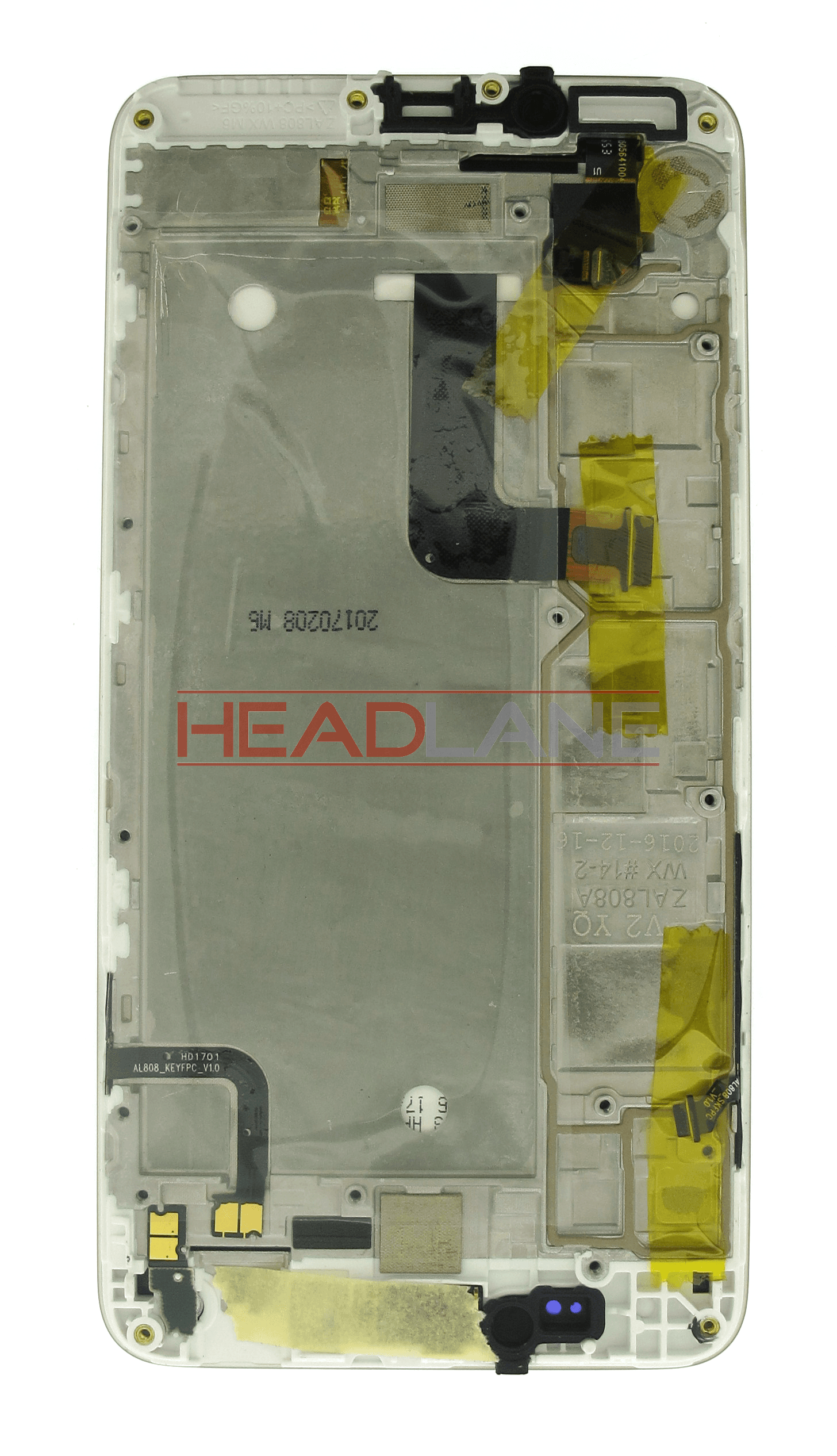 Huawei Y5-II LCD Display / Screen + Touch - White - view 2