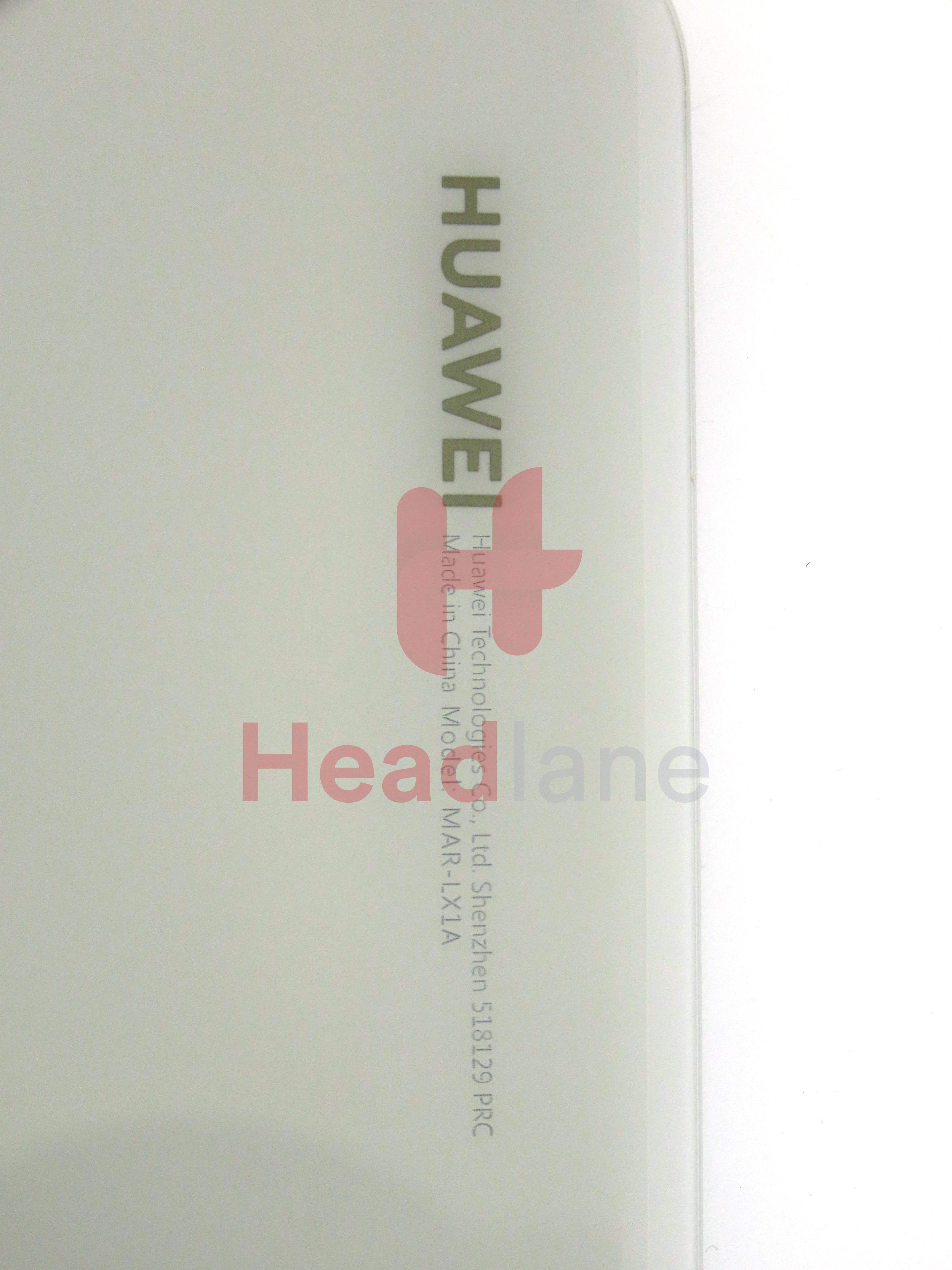 Huawei P30 Lite Back / Battery Cover + Fingerprint Sensor - Pearl White (MAR-LX1A 48MP Rear Camera) - view 2