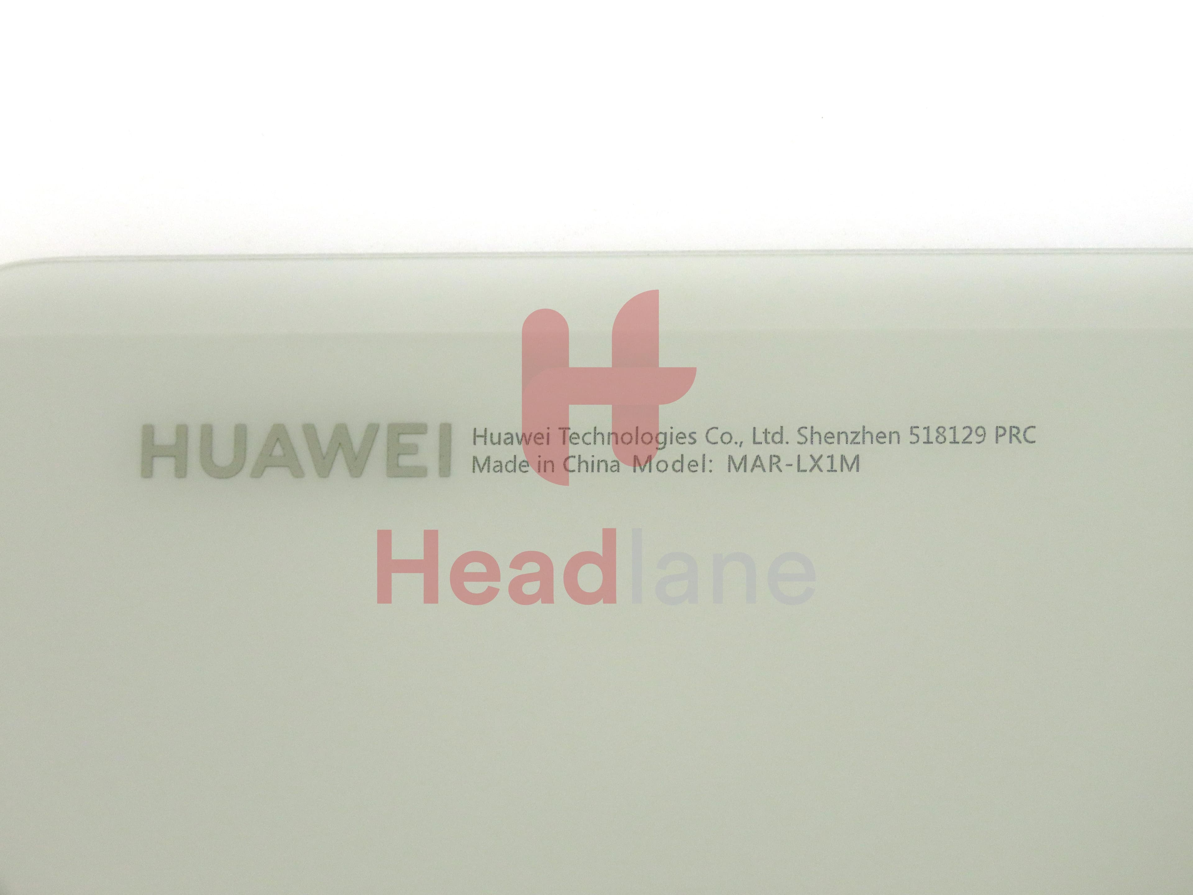 Huawei P30 Lite Back / Battery Cover + Fingerprint Sensor - White (MAR-LX1M 24MP Rear Camera) - view 4
