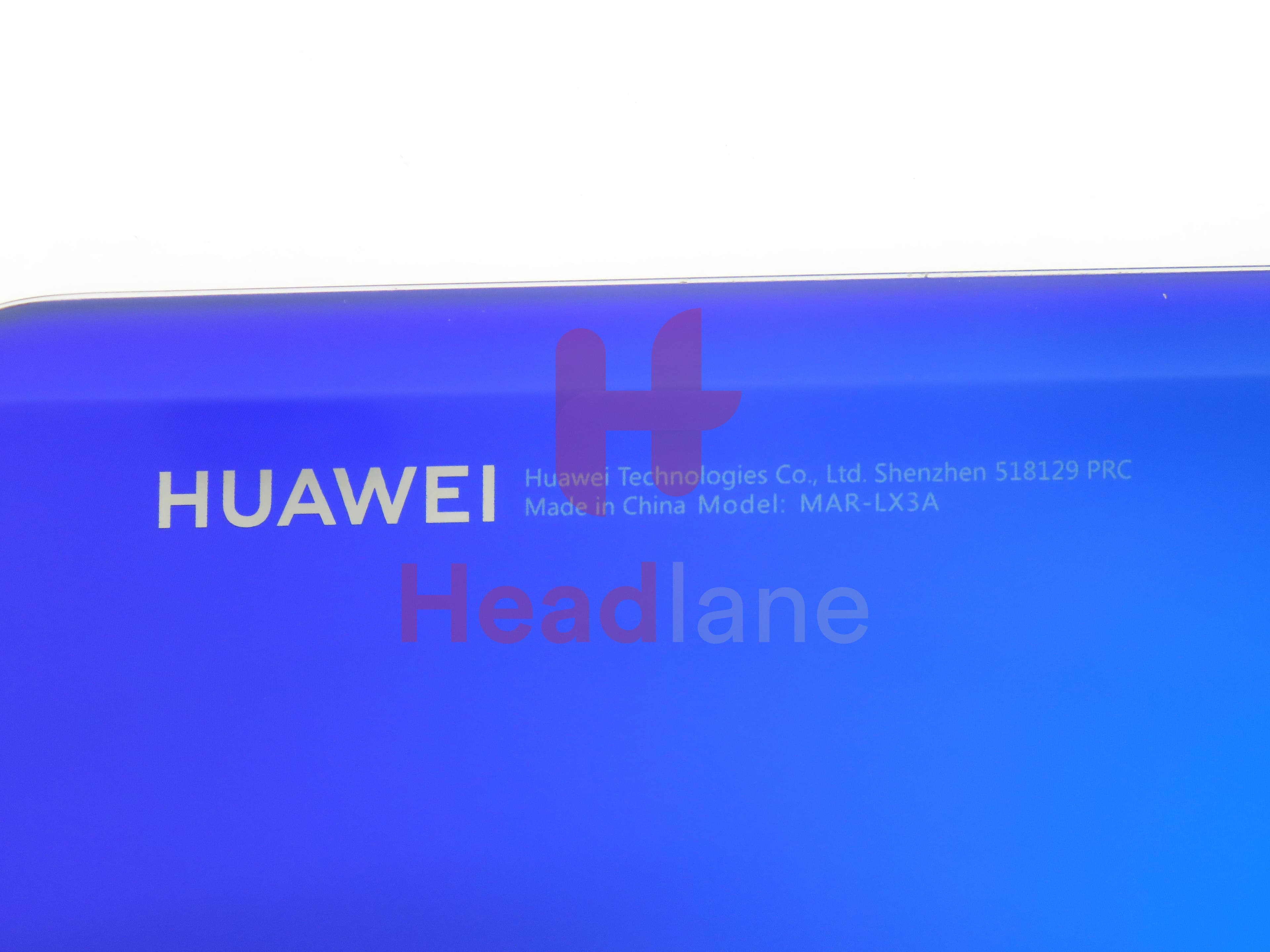 Huawei P30 Lite Back / Battery Cover + Fingerprint Sensor - Blue (MAR-LX3A 24MP Rear Camera) - view 4