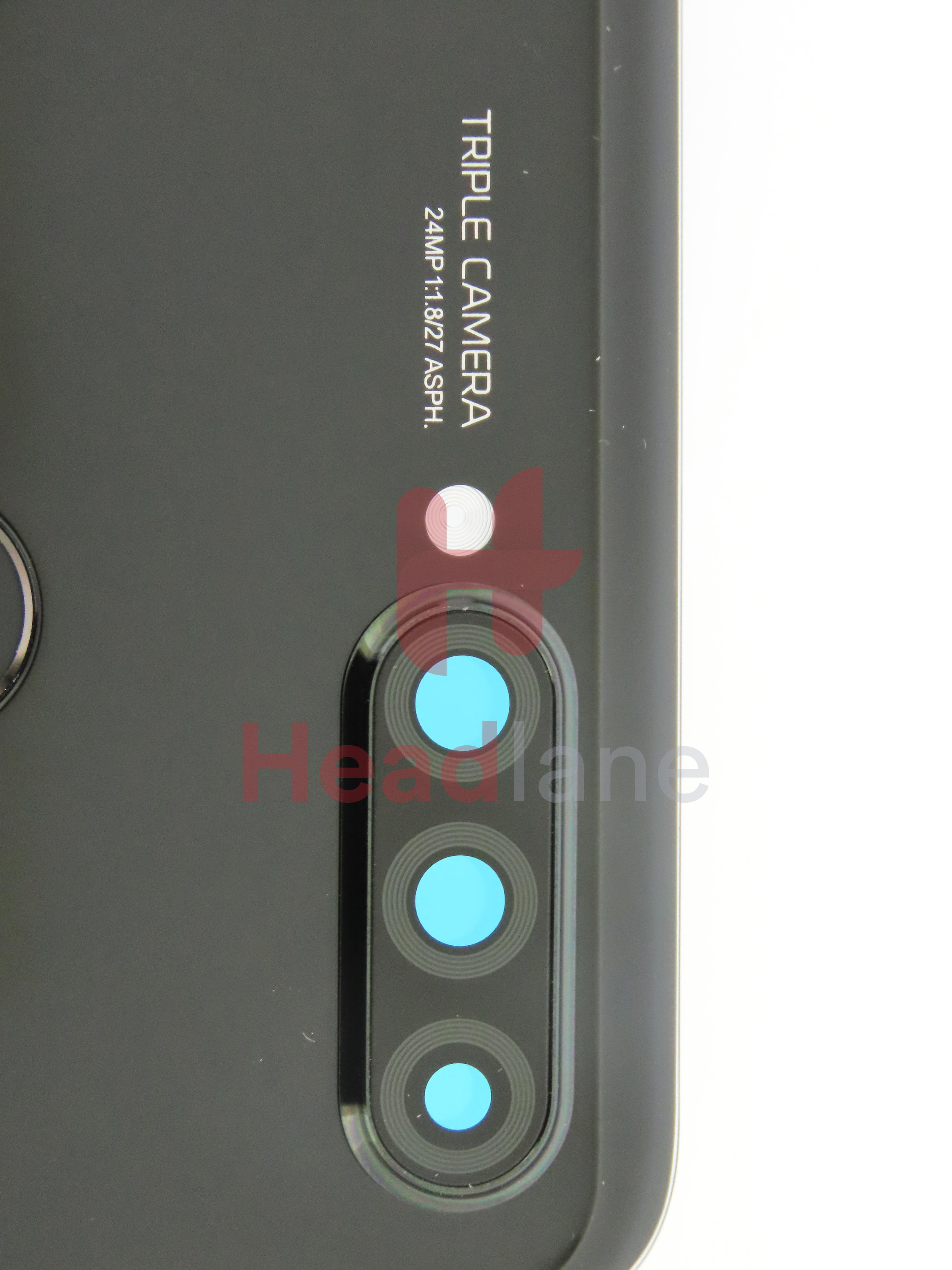 Huawei P30 Lite Back / Battery Cover + Fingerprint Sensor - Black (MAR-LX3A 24MP Rear Camera) - view 5