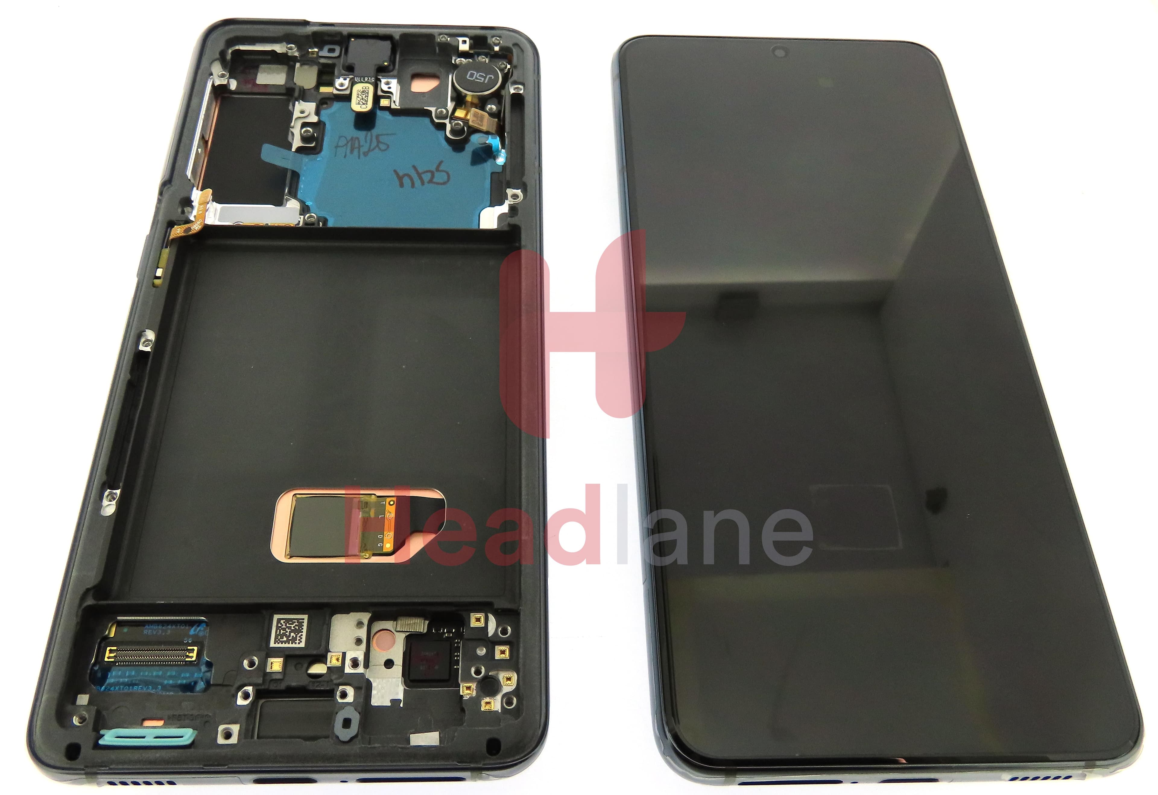 Samsung SM-G991 Galaxy S21 5G LCD Display / Screen + Touch - Phantom Grey - view 3