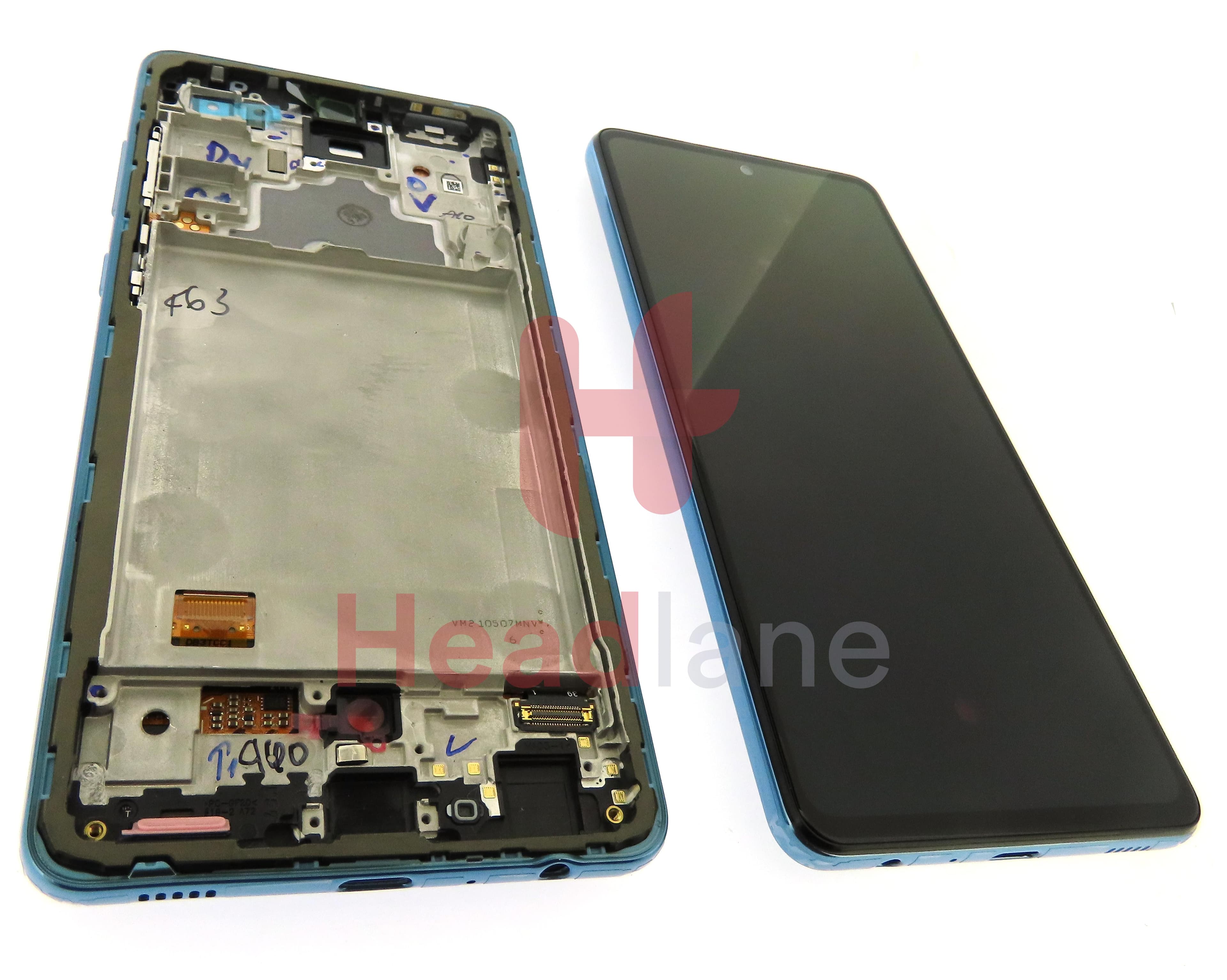 Samsung SM-A725 Galaxy A72 4G LCD Display / Screen + Touch - Blue - view 2