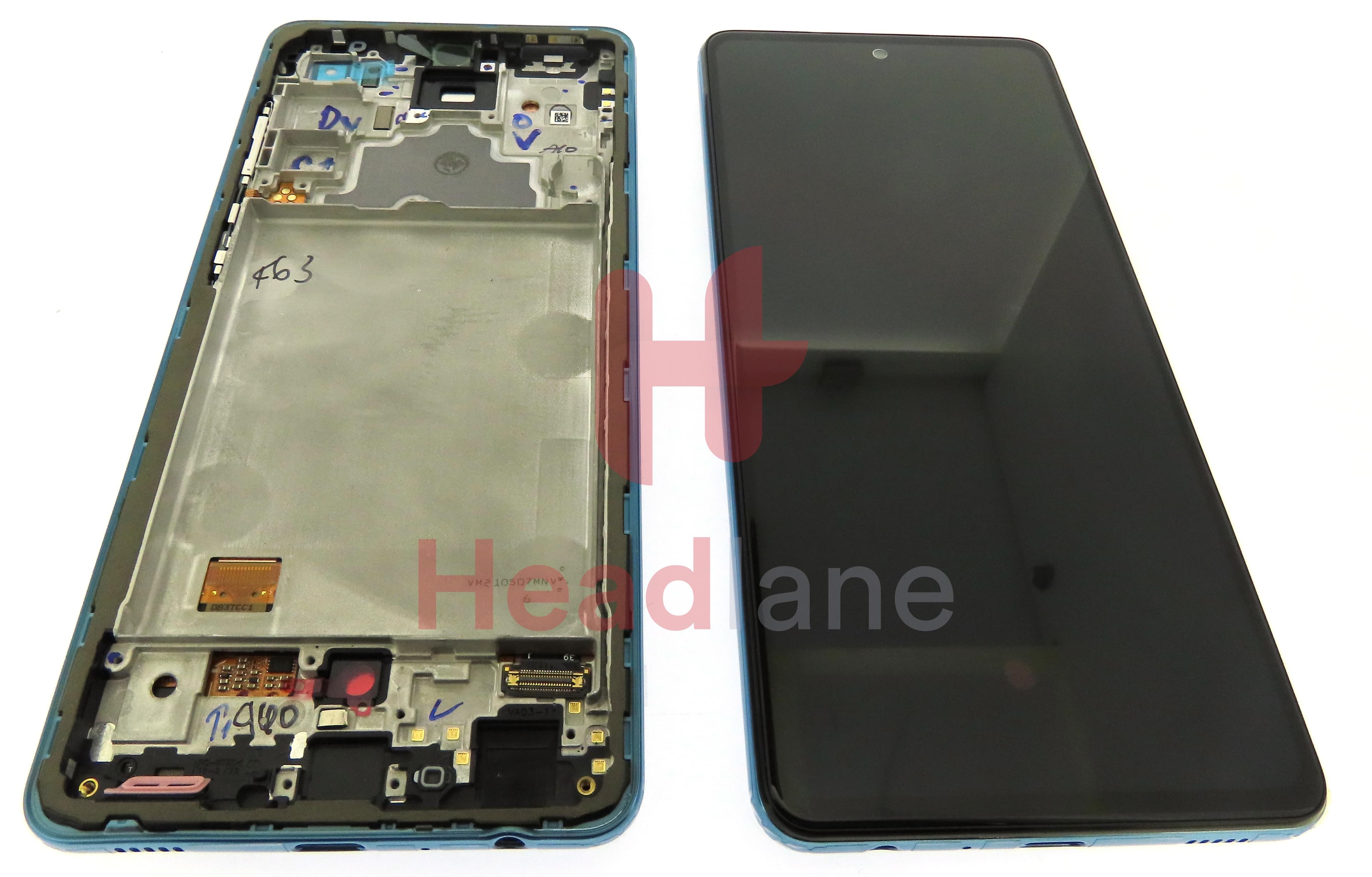 Samsung SM-A725 Galaxy A72 4G LCD Display / Screen + Touch - Blue - view 3