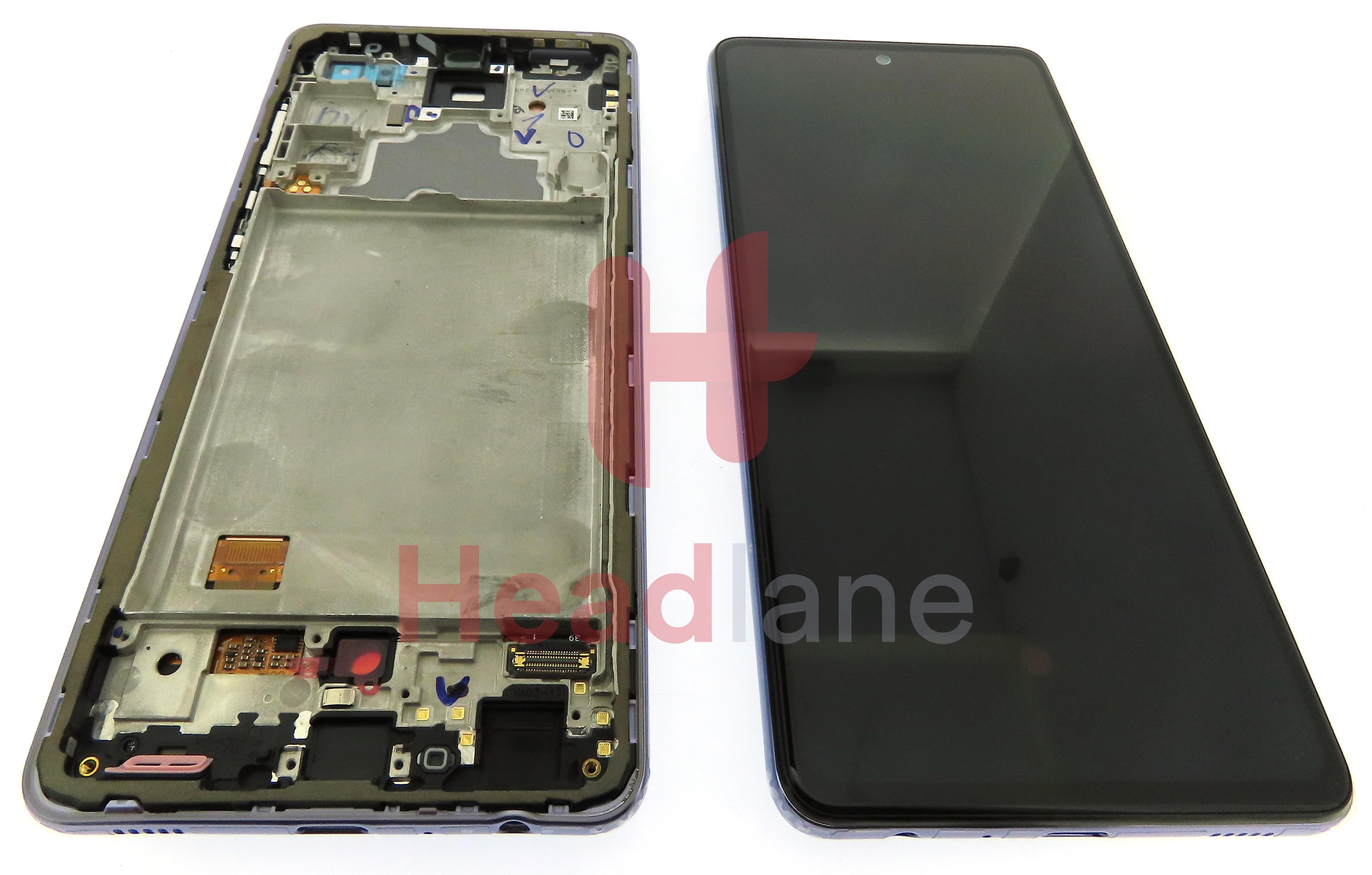 Samsung SM-A725 Galaxy A72 4G LCD Display / Screen + Touch - Violet - view 3