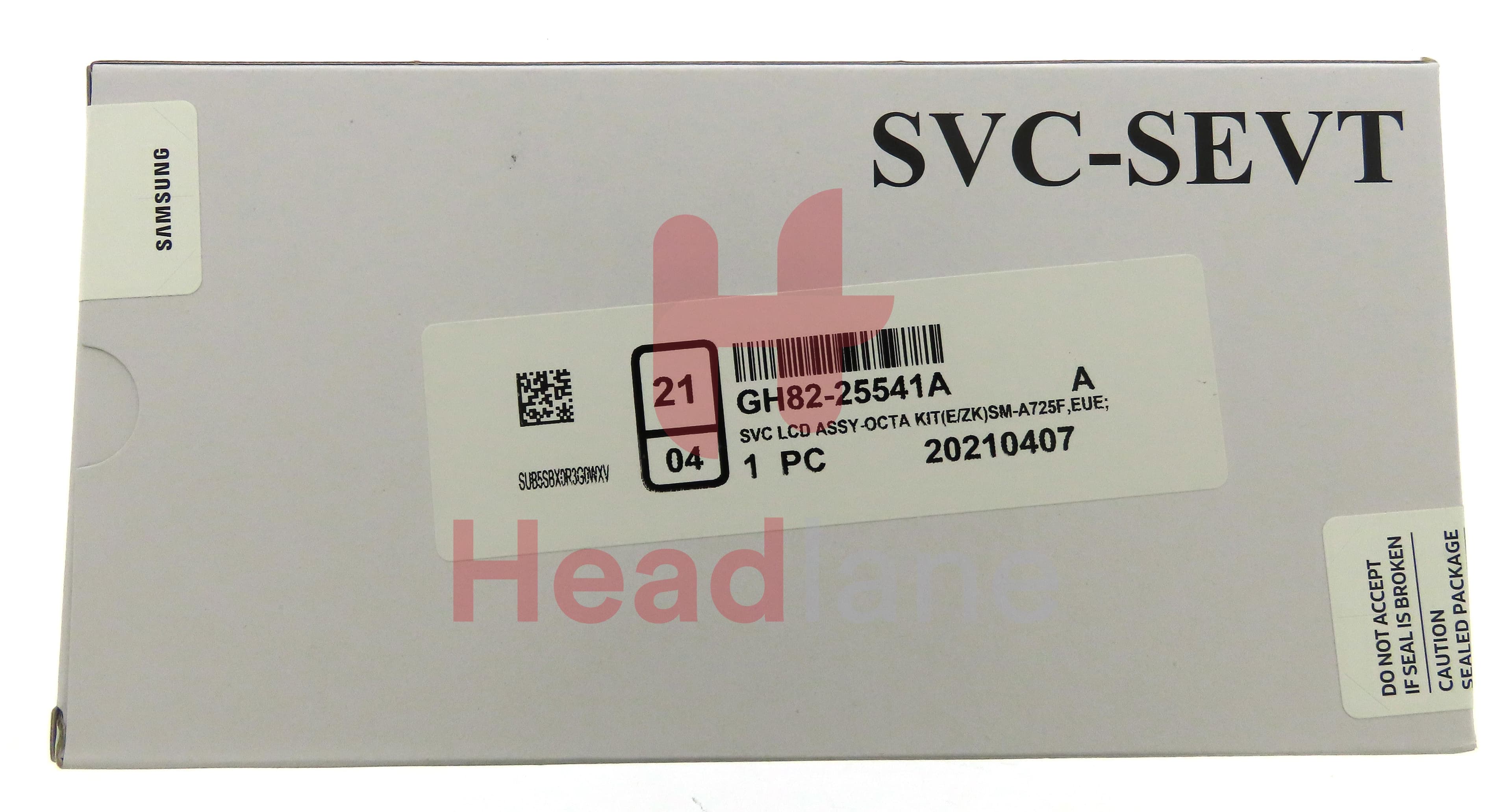 Samsung SM-A725 Galaxy A72 4G LCD Display / Screen + Touch + Battery - Black - view 4