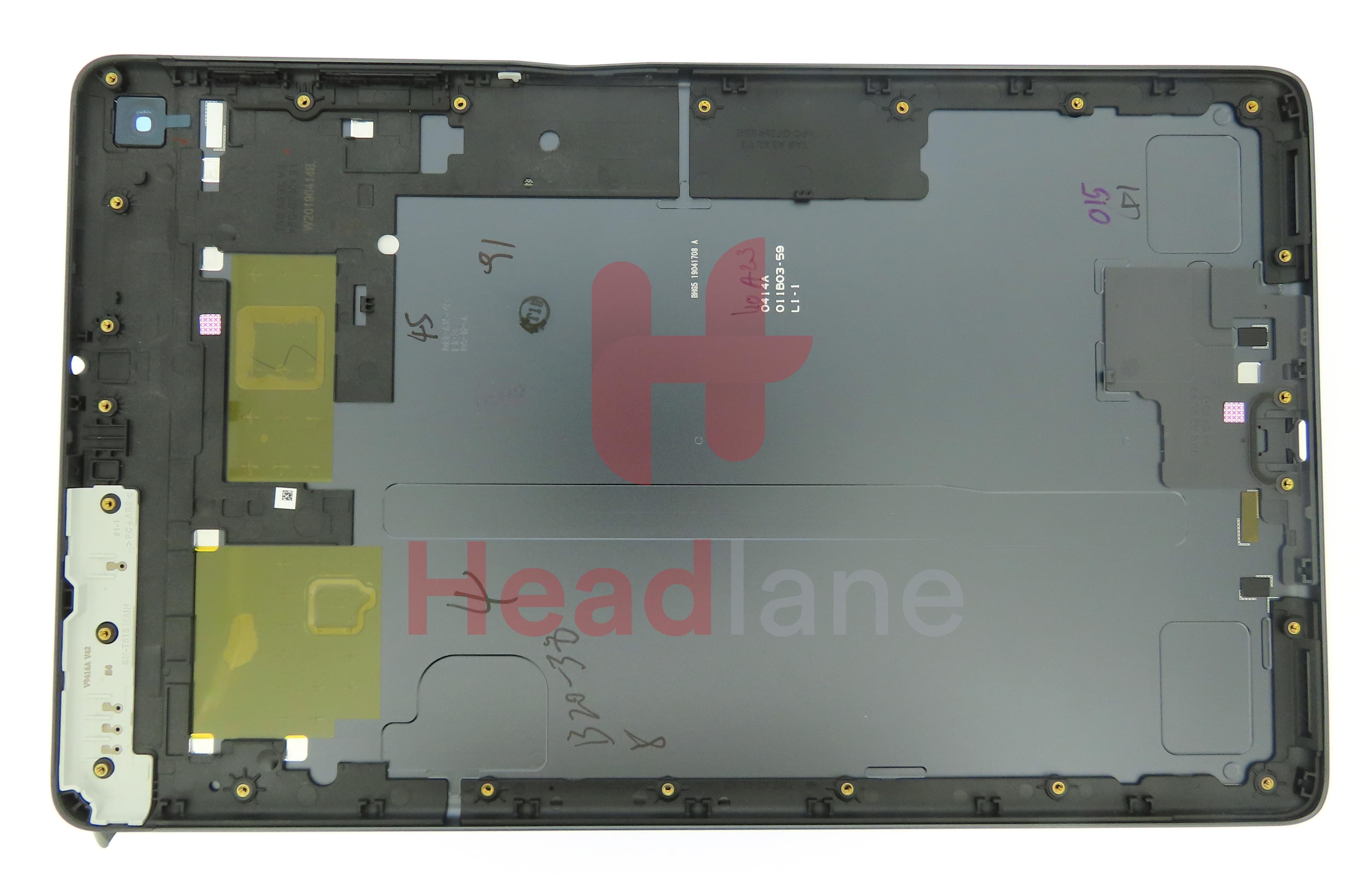 Samsung SM-T510 Galaxy Tab A 10.1" (2019) Back / Battery Cover - Black - view 2