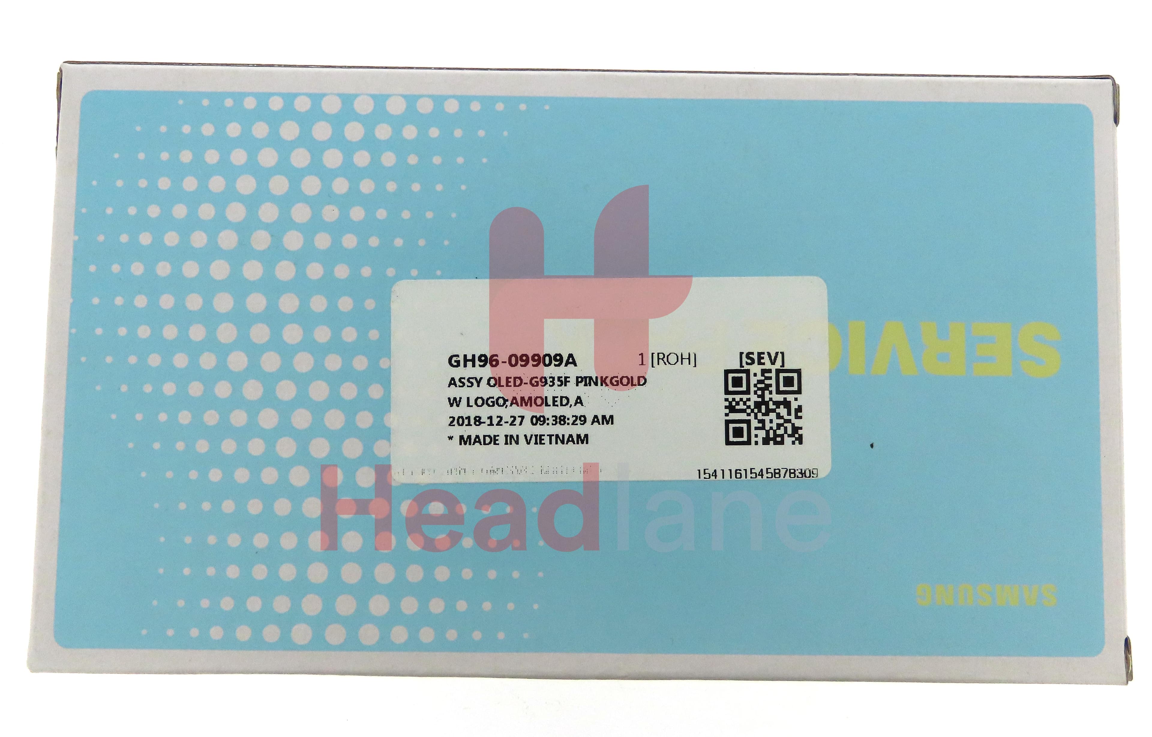 Samsung SM-G935 Galaxy S7 Edge LCD Display / Screen + Touch - Pink Gold (No Frame) - view 4