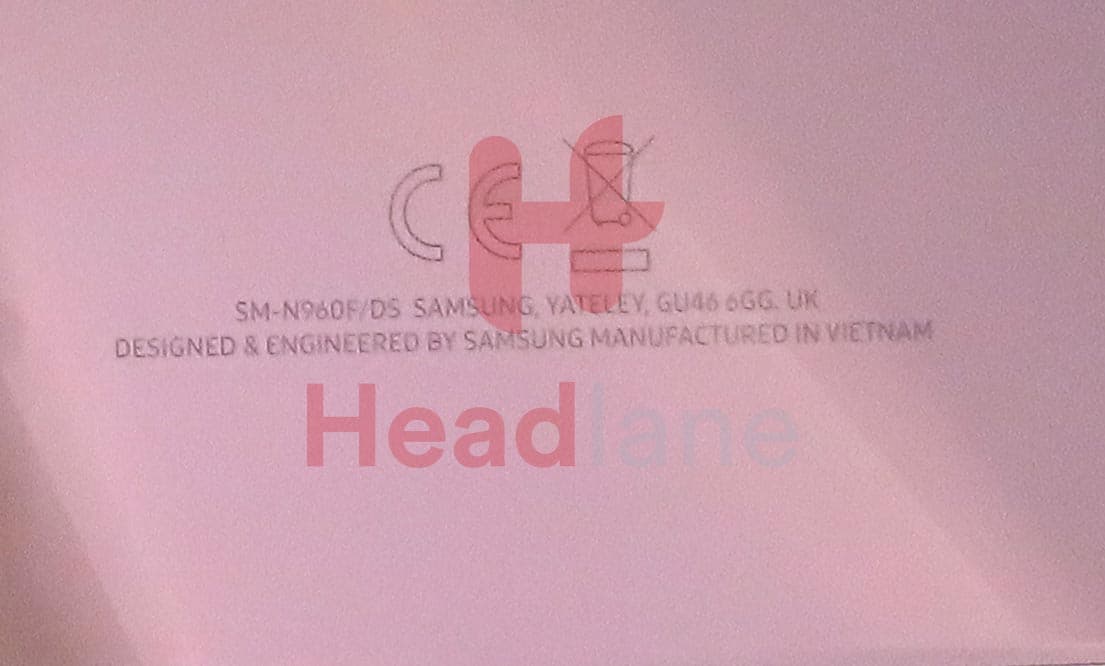 Samsung SM-N960 Galaxy Note 9 Battery Cover - Lavender (DUOS) - view 4