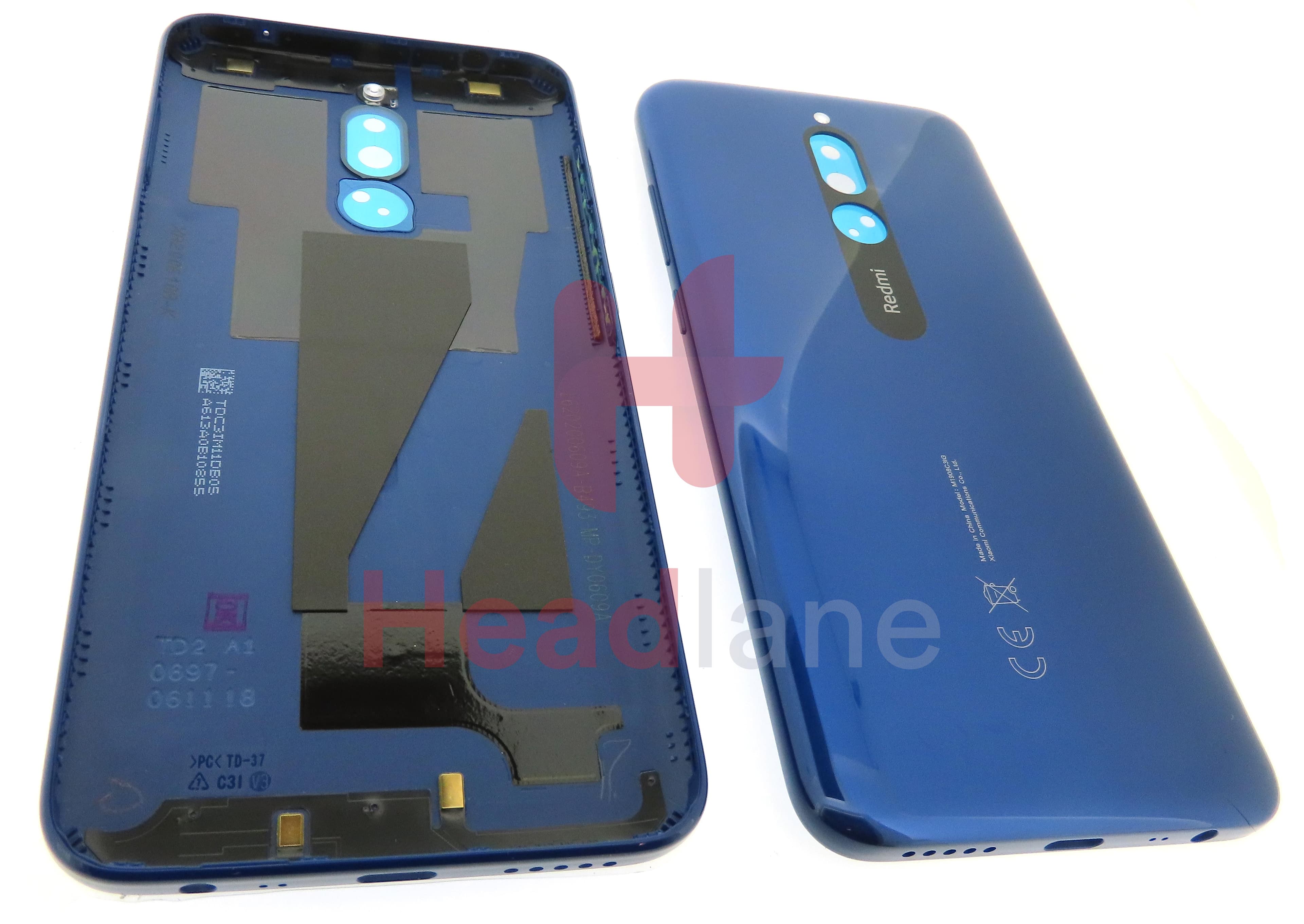 Xiaomi Redmi 8 Back / Battery Cover - Blue - view 2