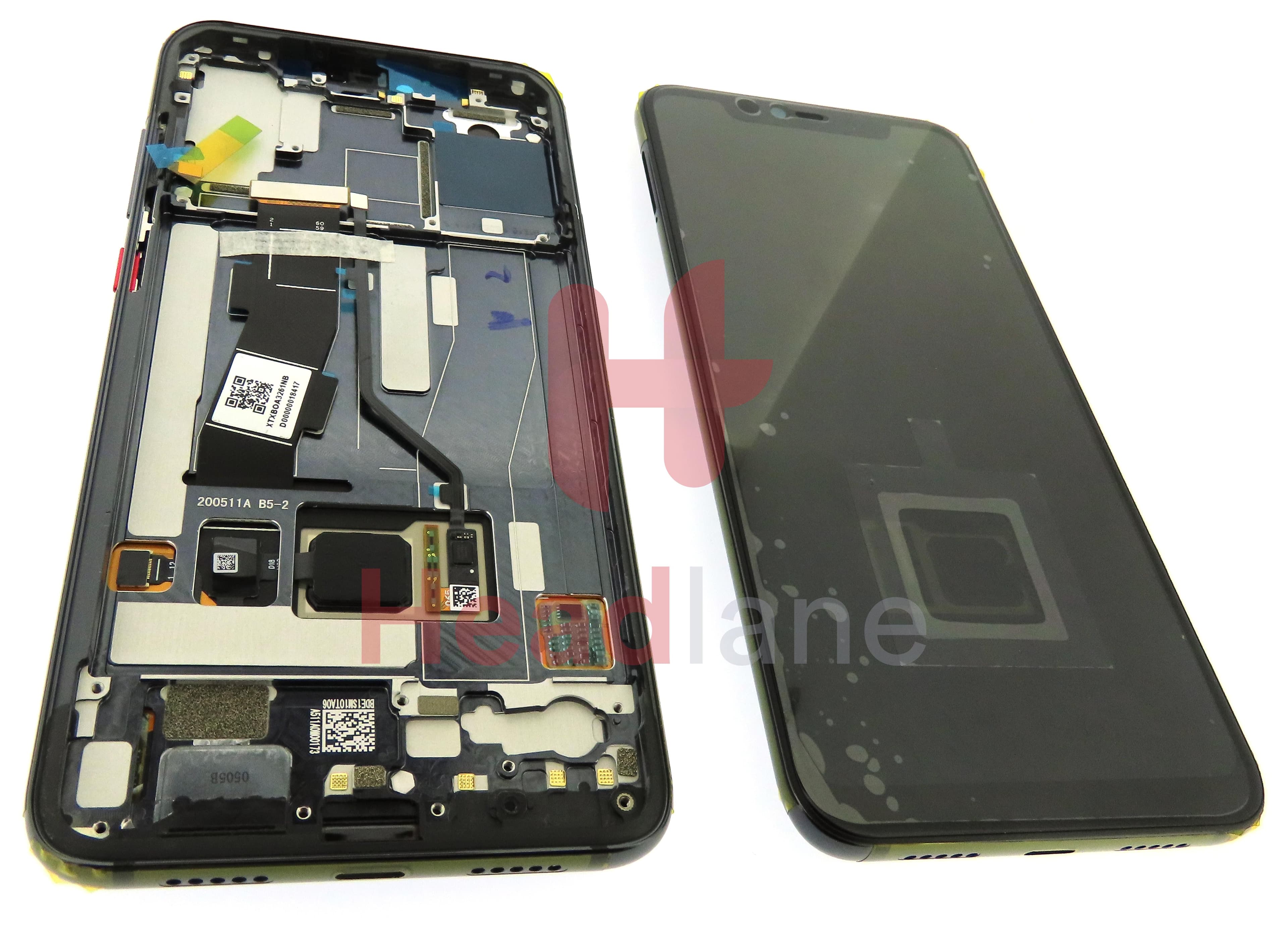 Xiaomi Mi 8 Pro LCD Display / Screen + Touch - Black - view 2