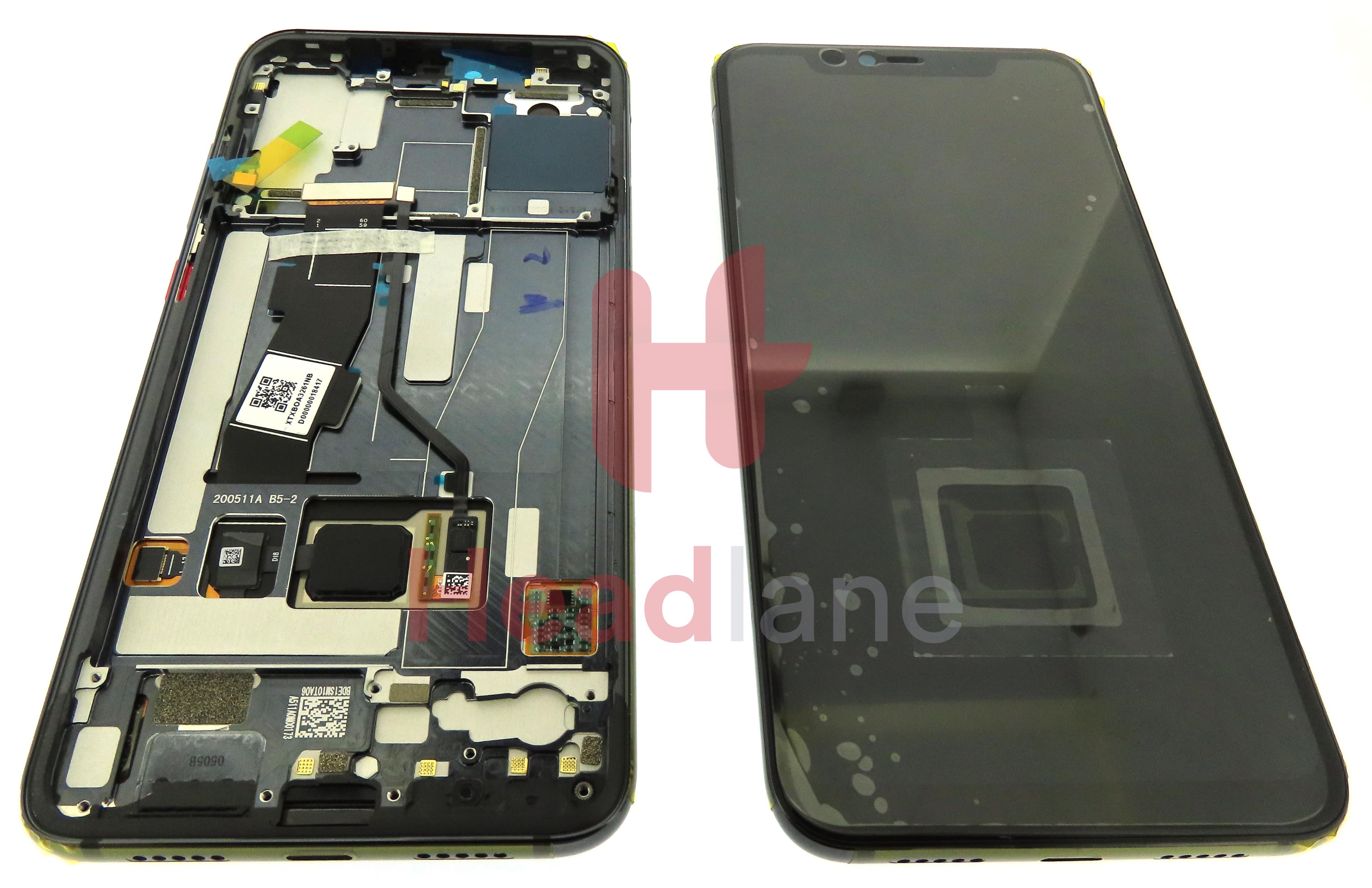 Xiaomi Mi 8 Pro LCD Display / Screen + Touch - Black - view 3