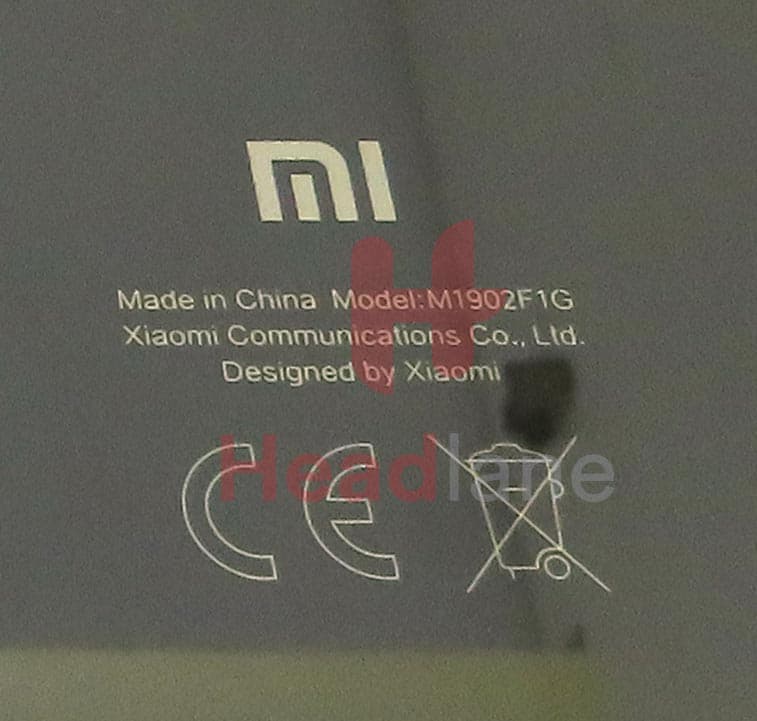 Xiaomi Mi 9 Back / Battery Cover - Tarnish / Black - view 4