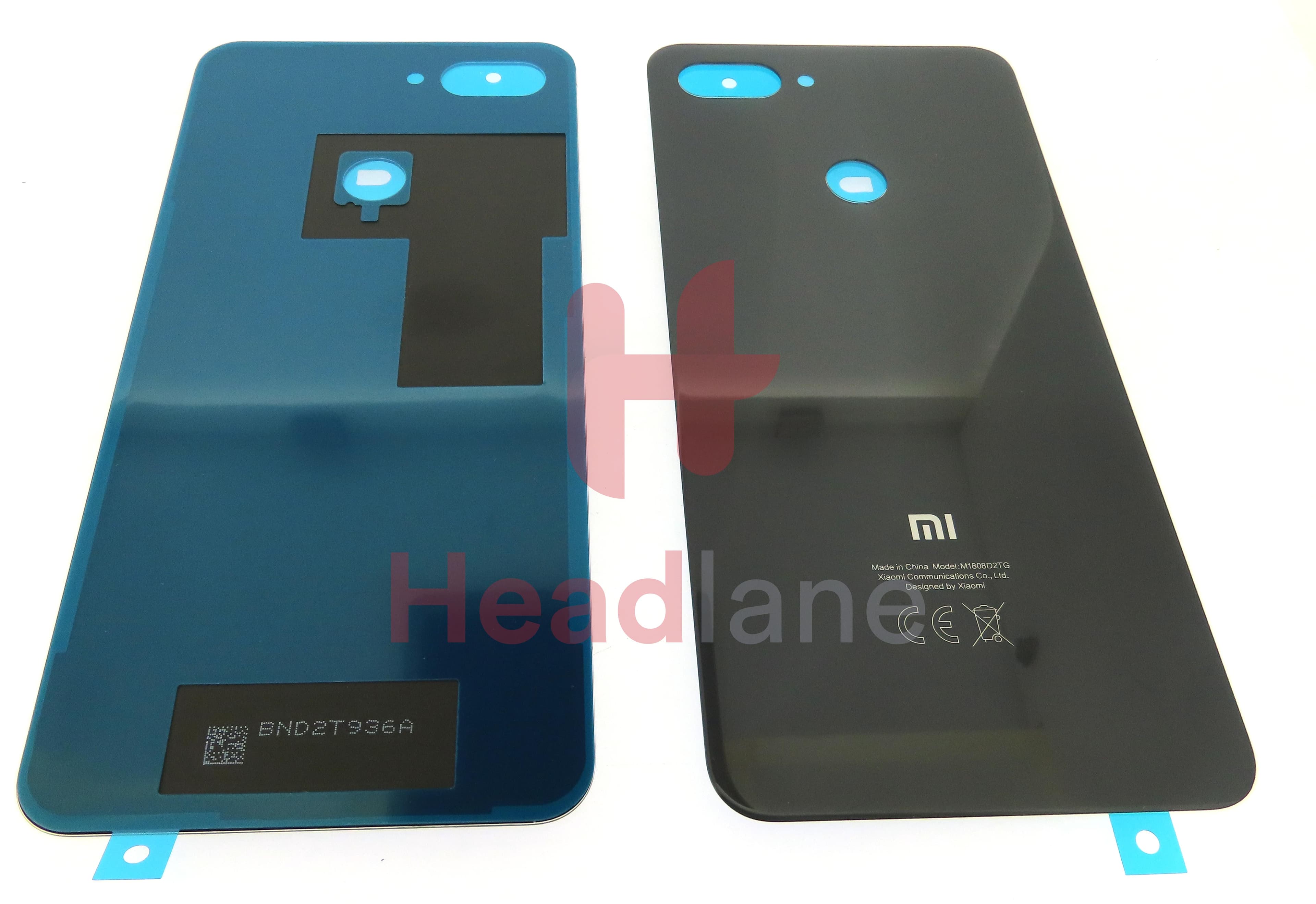 Xiaomi Mi 8 Lite Back / Battery Cover - Black - view 3