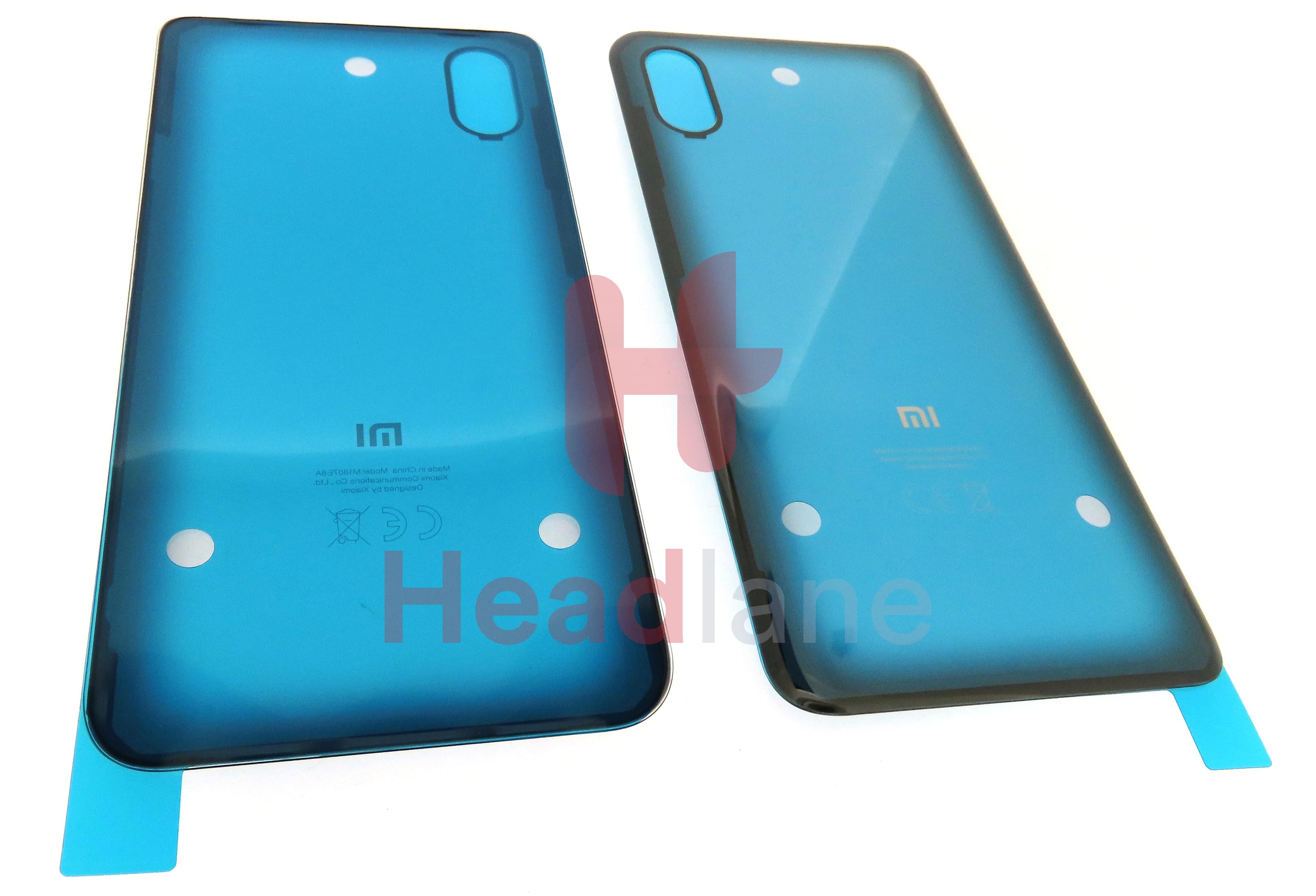 Xiaomi Mi 8 Pro Back / Battery Cover - Transparent Black - view 2