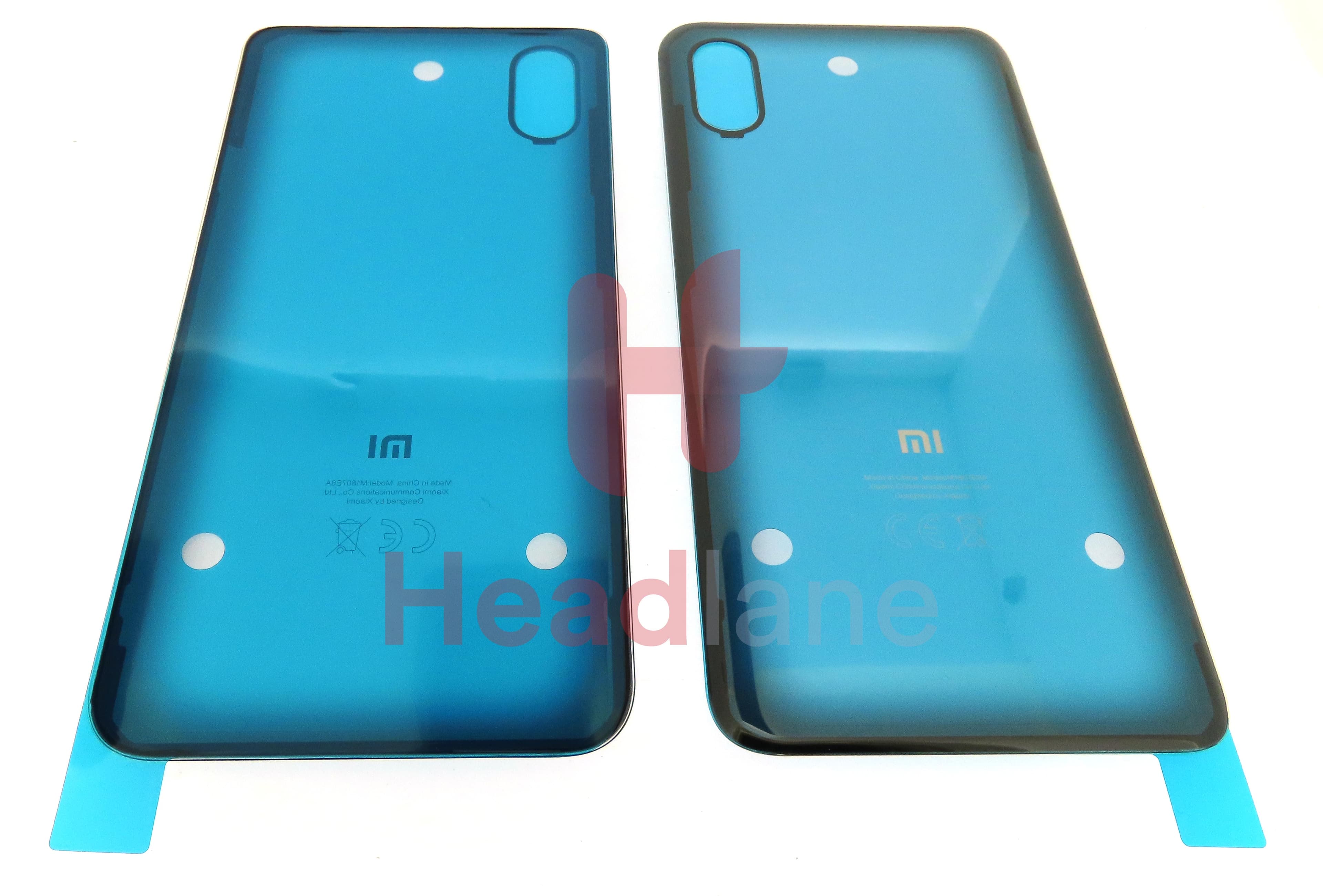 Xiaomi Mi 8 Pro Back / Battery Cover - Transparent Black - view 3