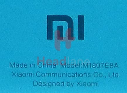 Xiaomi Mi 8 Pro Back / Battery Cover - Transparent Black - view 4