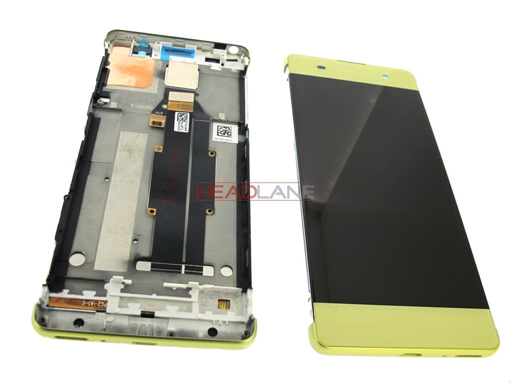 Sony F3111 Xperia XA/F3112 LCD Display / Screen + Touch - Lime Gold - view 2