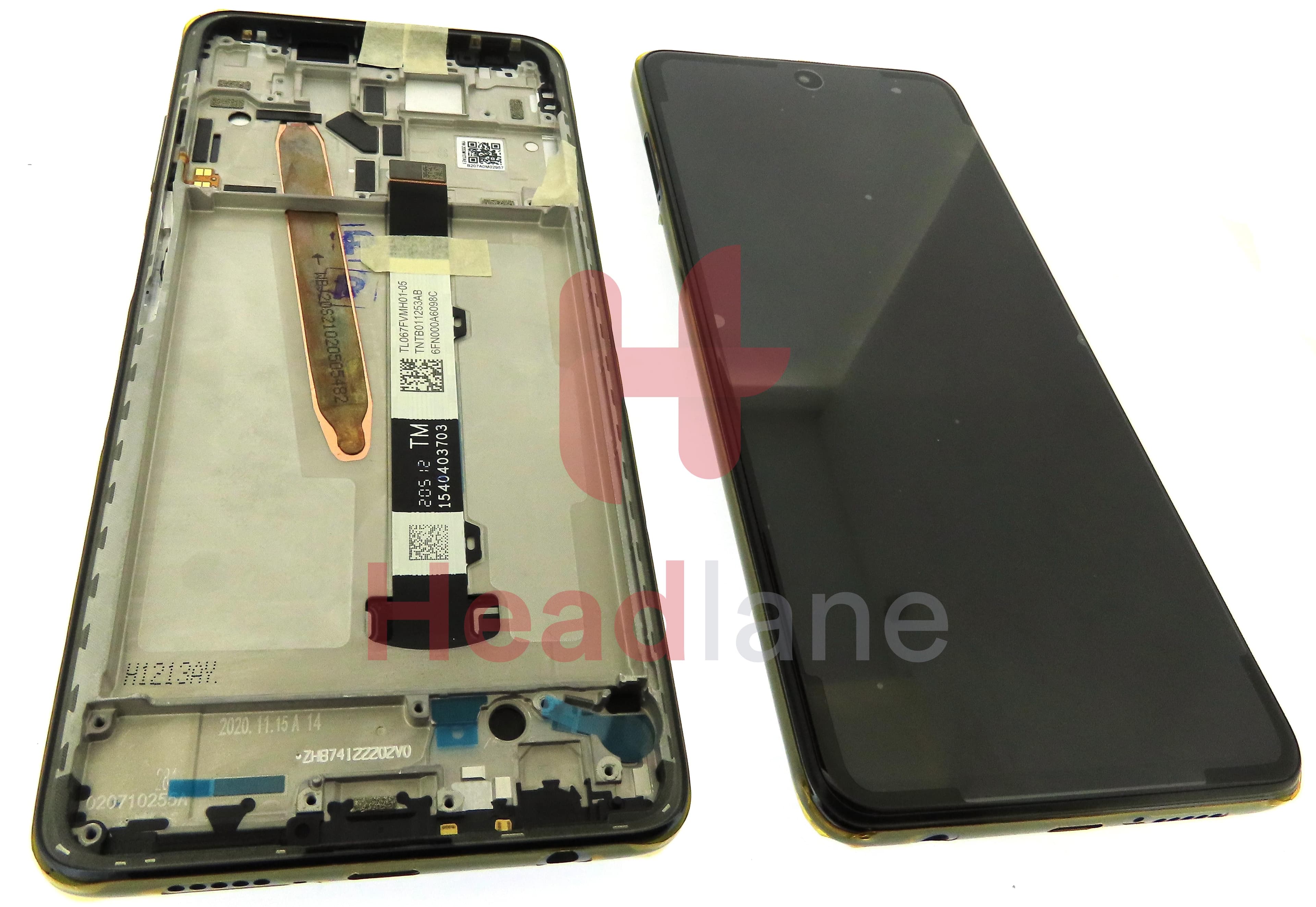 Xiaomi Poco X3 Pro LCD Display / Screen + Touch - Black / Tarnish - view 3