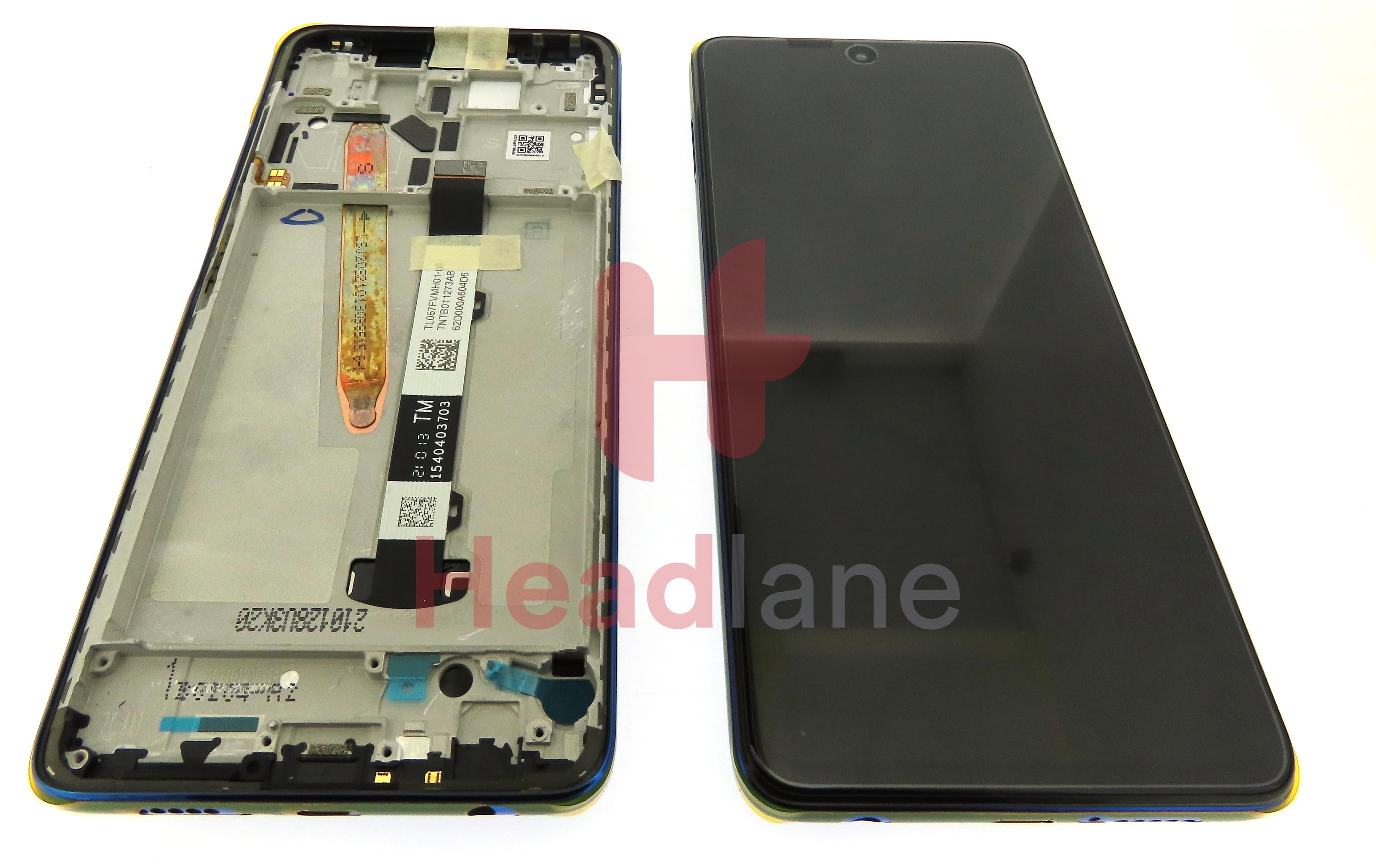 Xiaomi Poco X3 Pro LCD Display / Screen + Touch - Blue - view 3