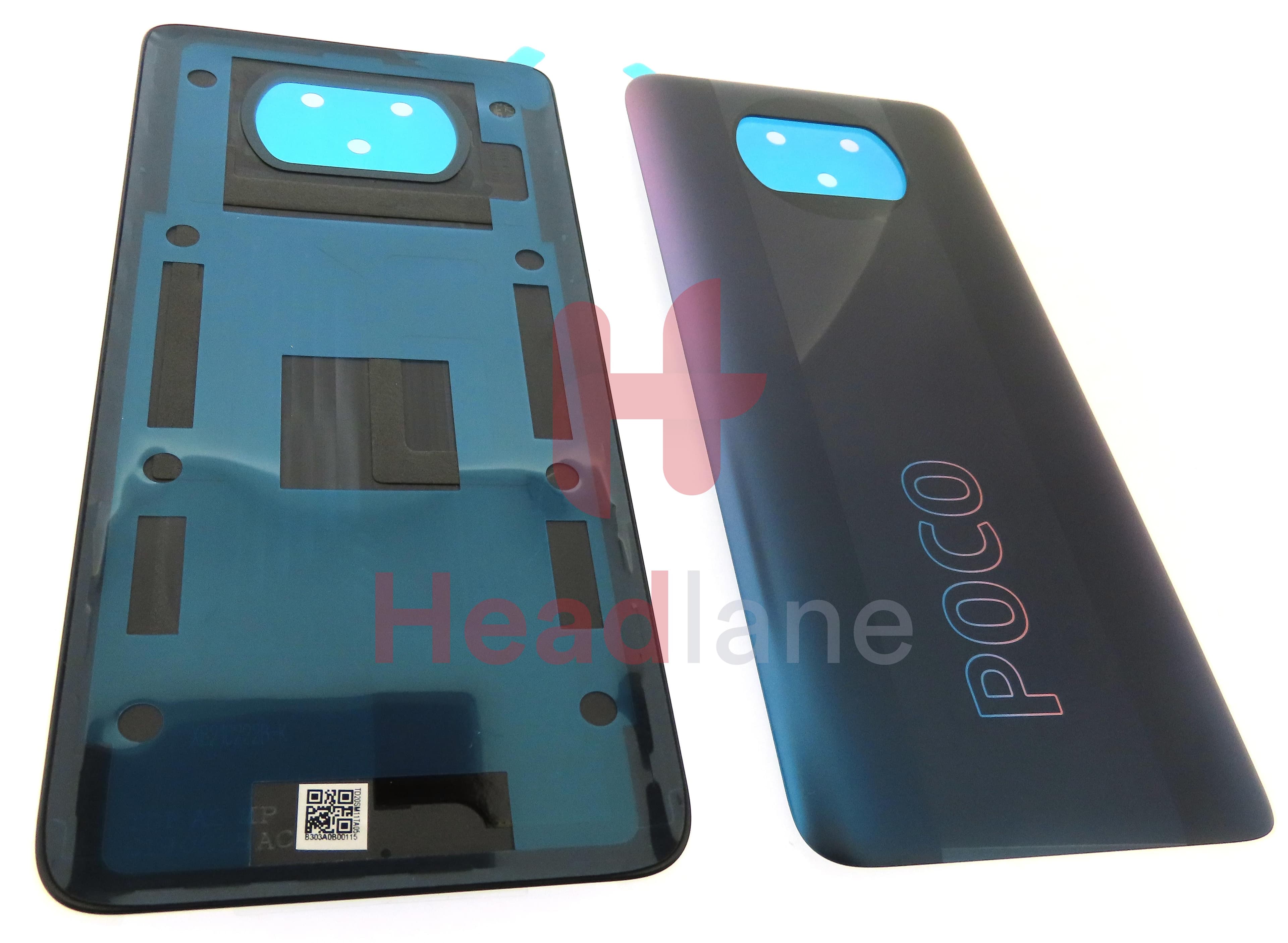 Xiaomi Poco X3 Pro Back / Battery Cover - Tarnish / Phantom Black - view 2