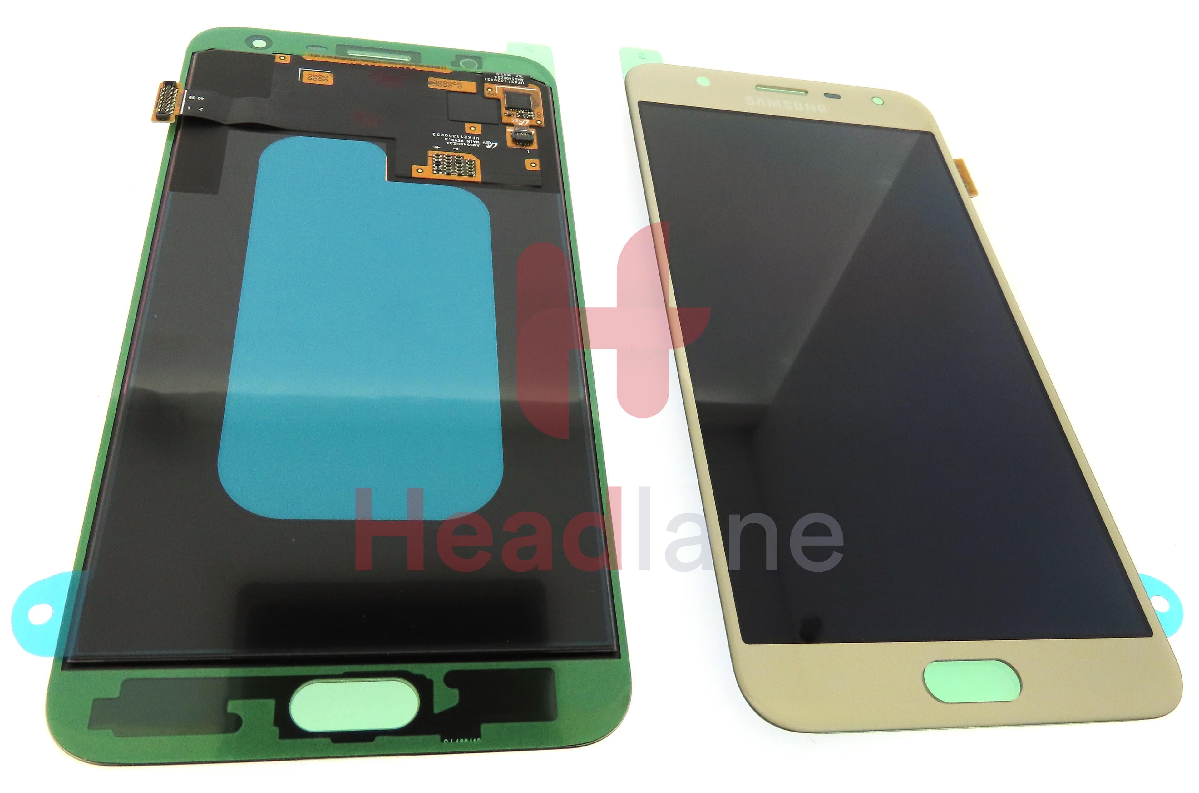 Samsung SM-J720 Galaxy J7 Duo LCD Display / Screen + Touch - Gold - view 3