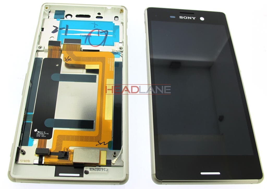 Sony E2303 Xperia M4 Aqua LCD Display / Screen + Touch - Silver - view 2