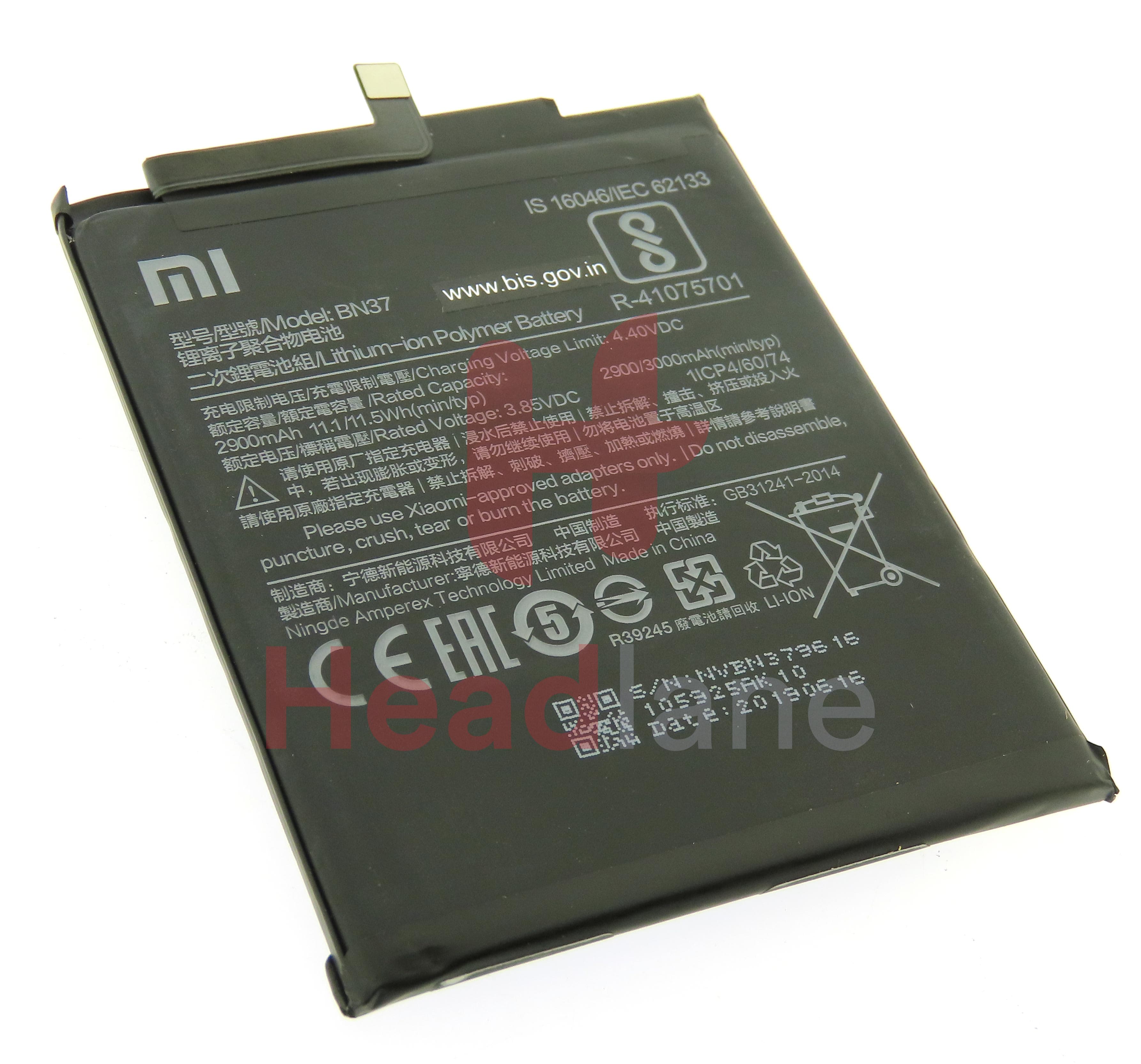 Xiaomi Redmi 6 / 6A BN37 3000mAh Internal Battery - view 2