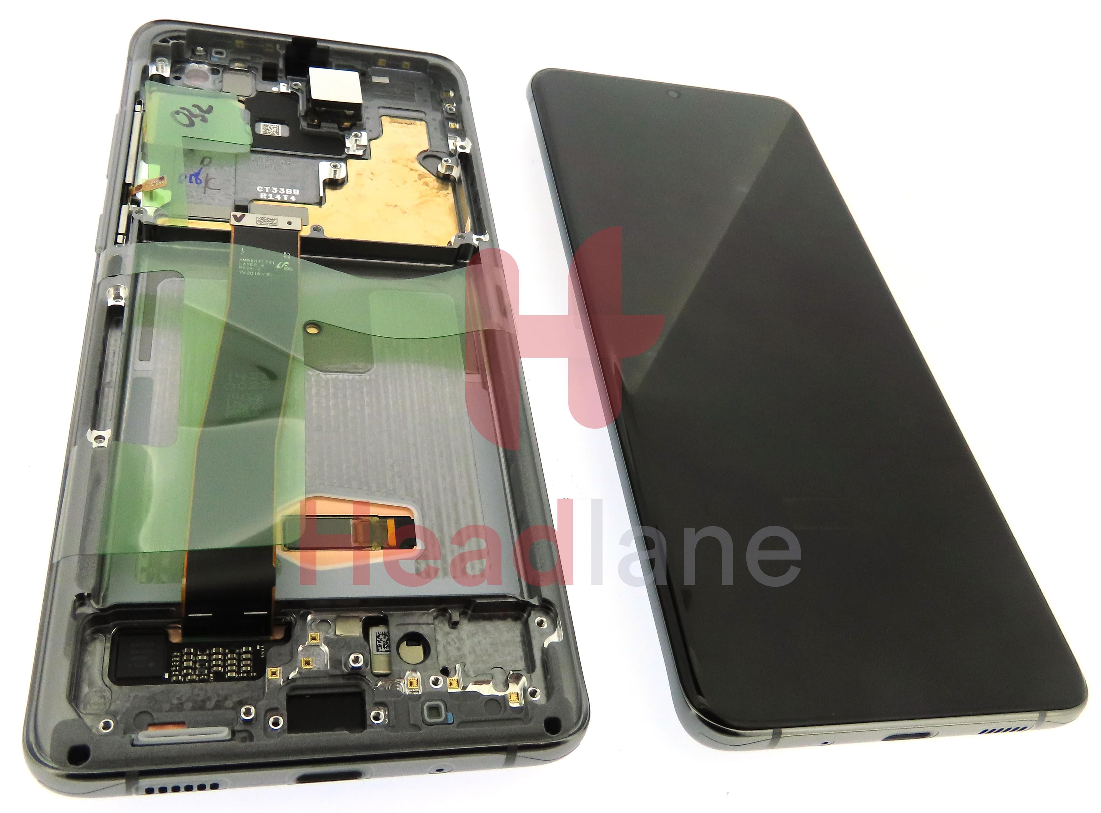 Samsung SM-G988 Galaxy S20 Ultra LCD Display / Screen + Touch - Grey (No Camera) - view 2