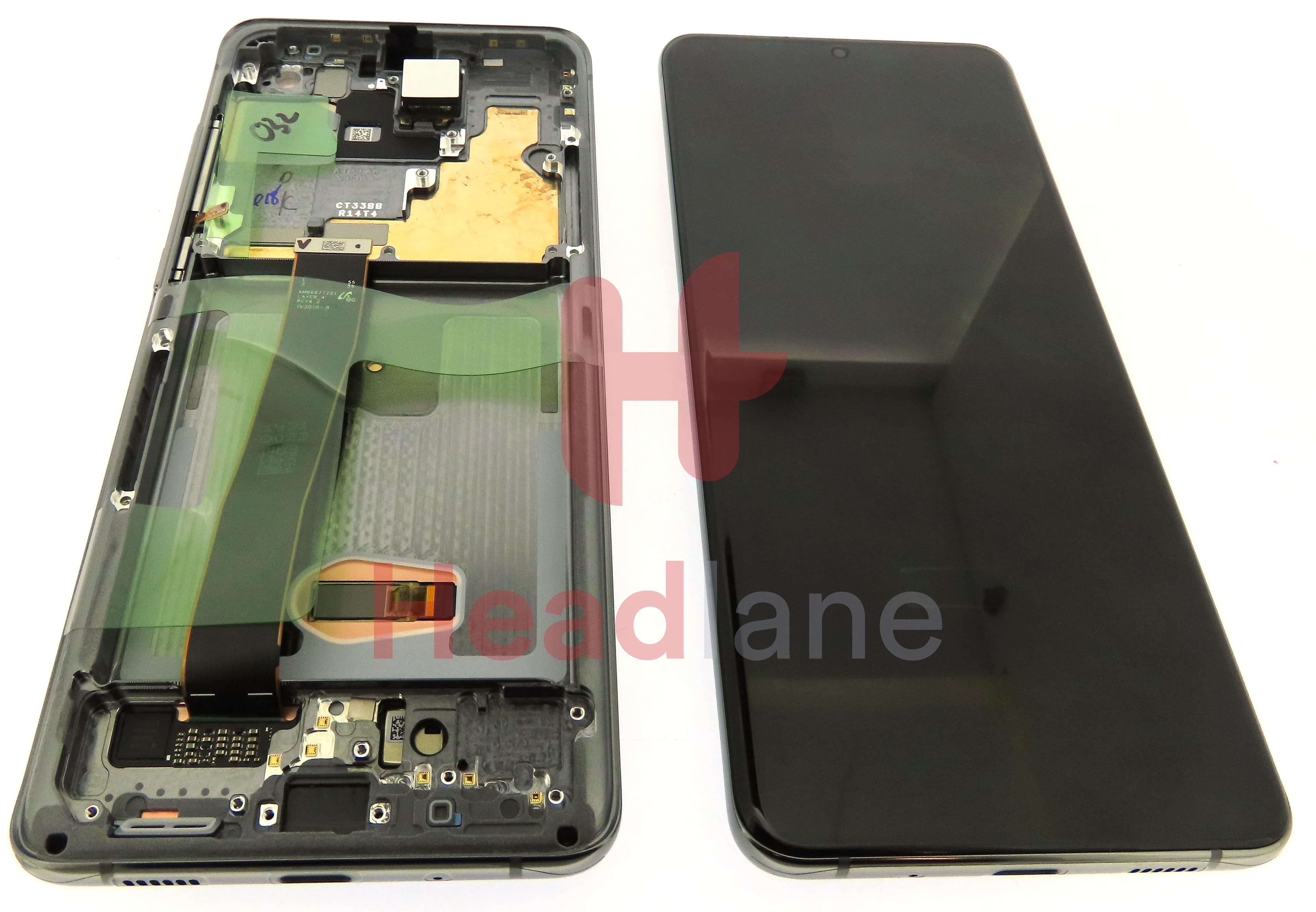 Samsung SM-G988 Galaxy S20 Ultra LCD Display / Screen + Touch - Grey (No Camera) - view 3
