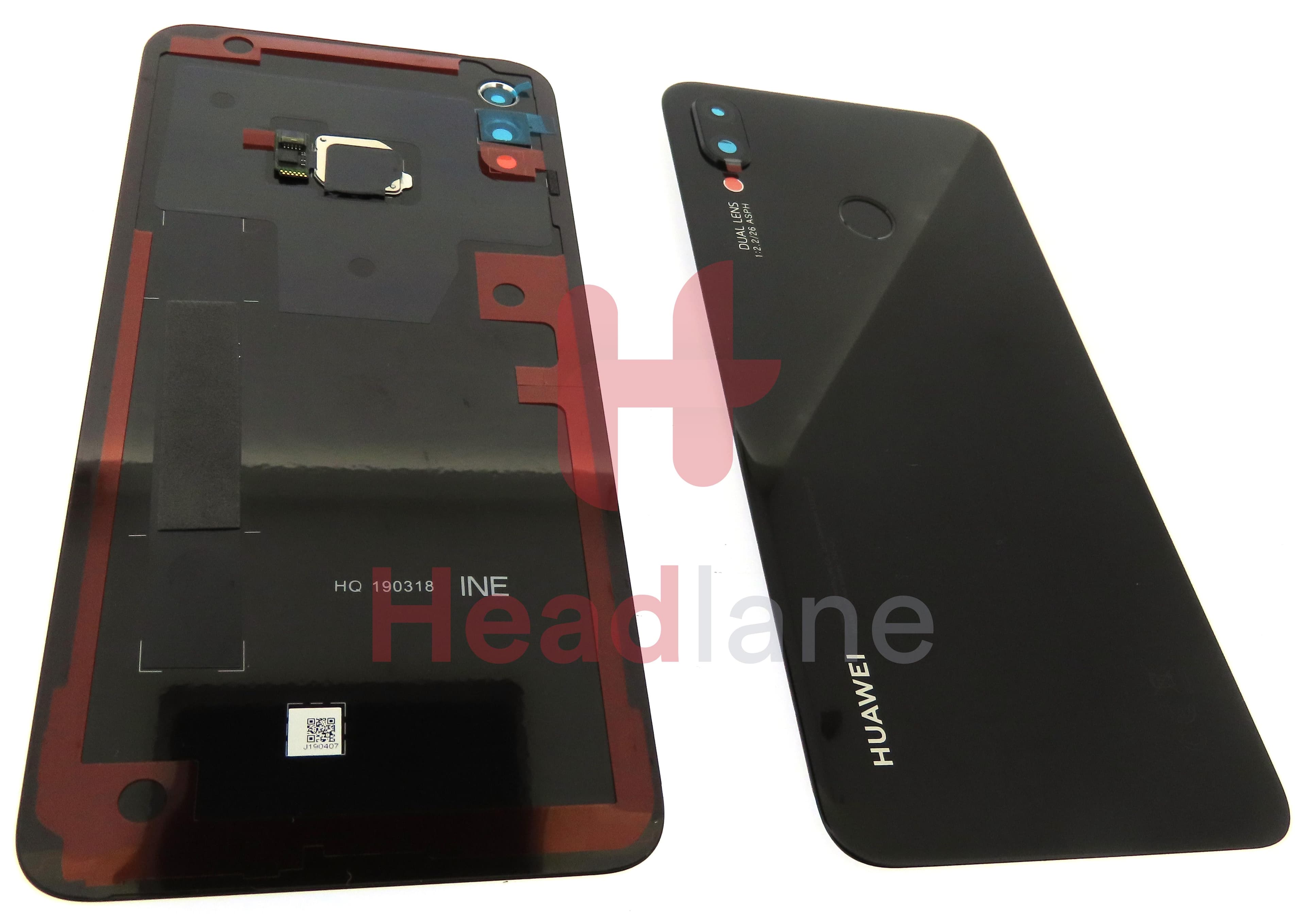 Huawei Nova 3i Back / Battery Cover - Black - view 2