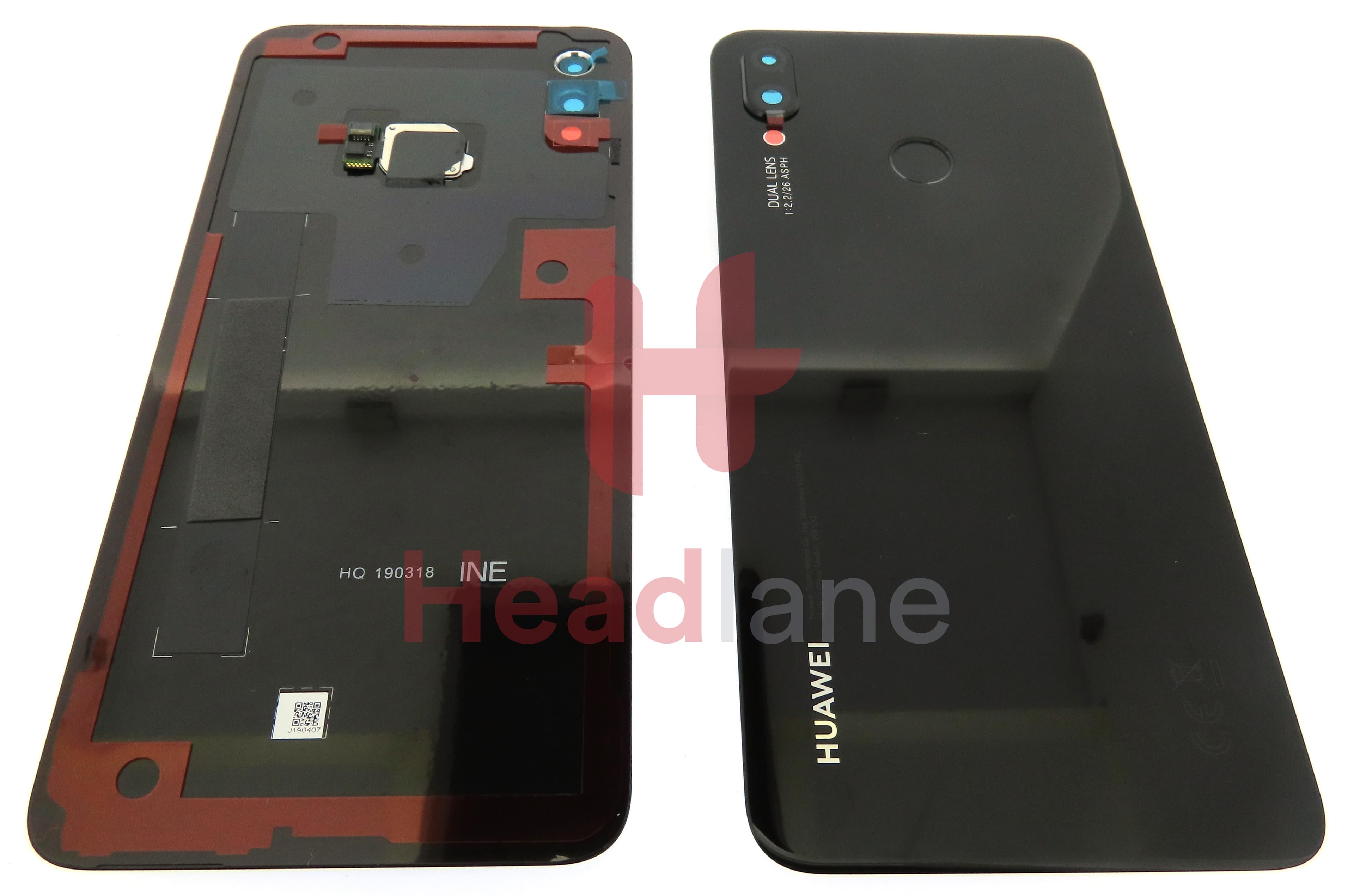 Huawei Nova 3i Back / Battery Cover - Black - view 3