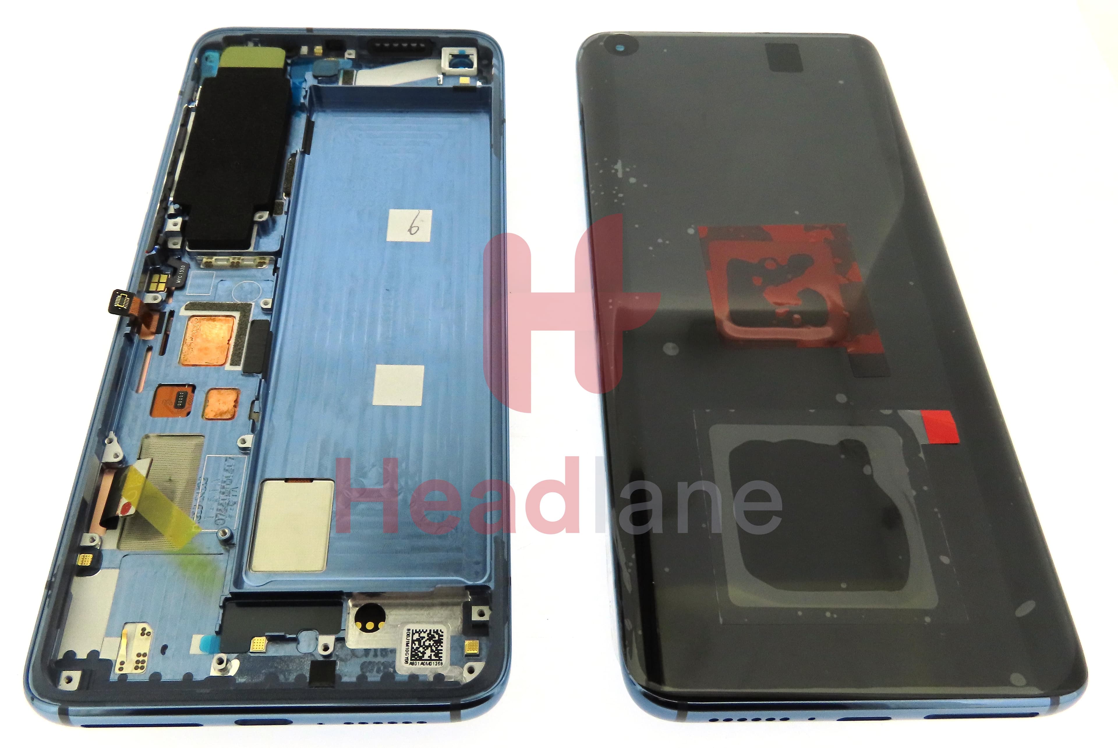 Xiaomi Mi 10 LCD Display / Screen + Touch - Grey - view 3
