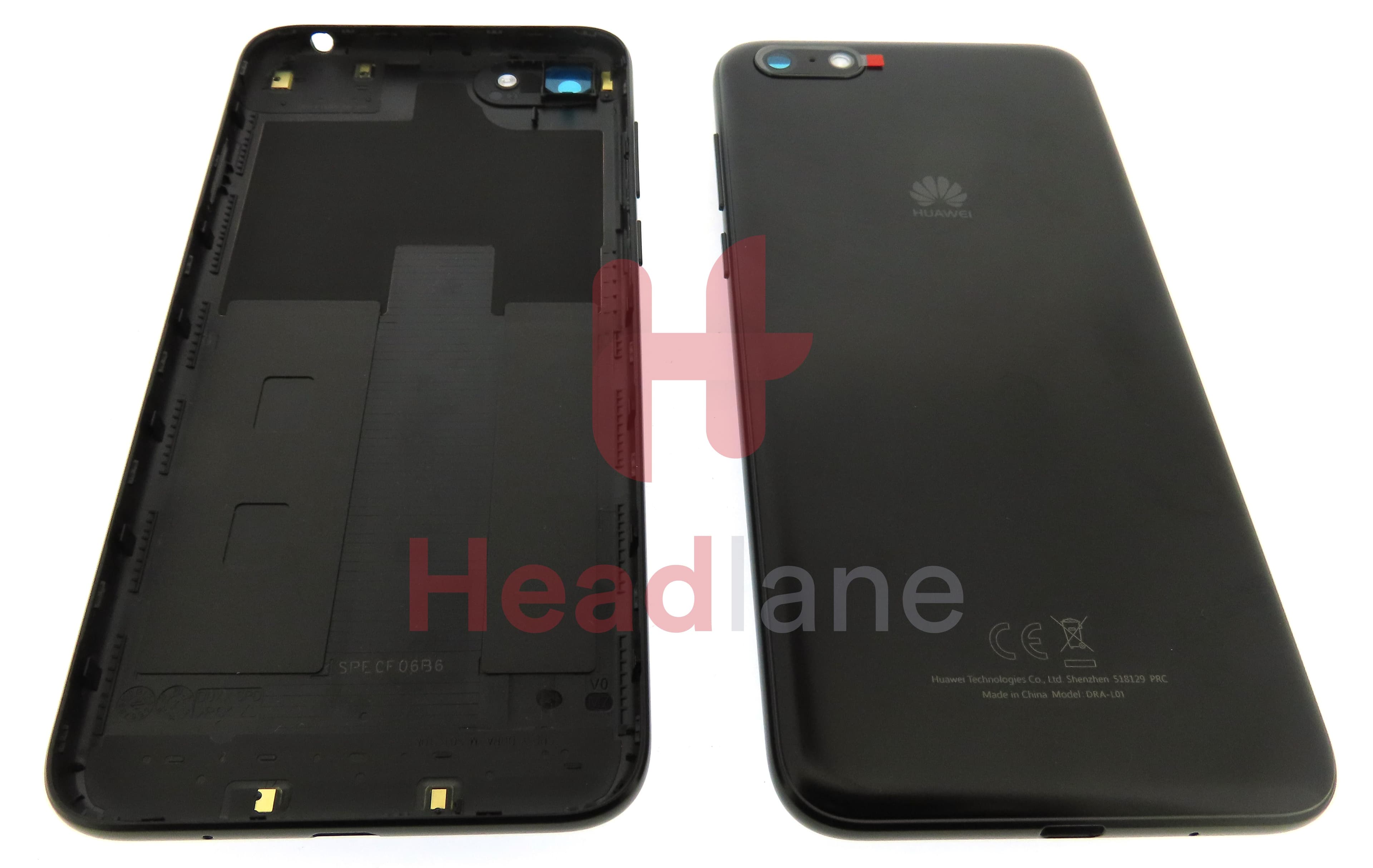 Huawei Y5 (2018) Back / Battery Cover - Black - view 2
