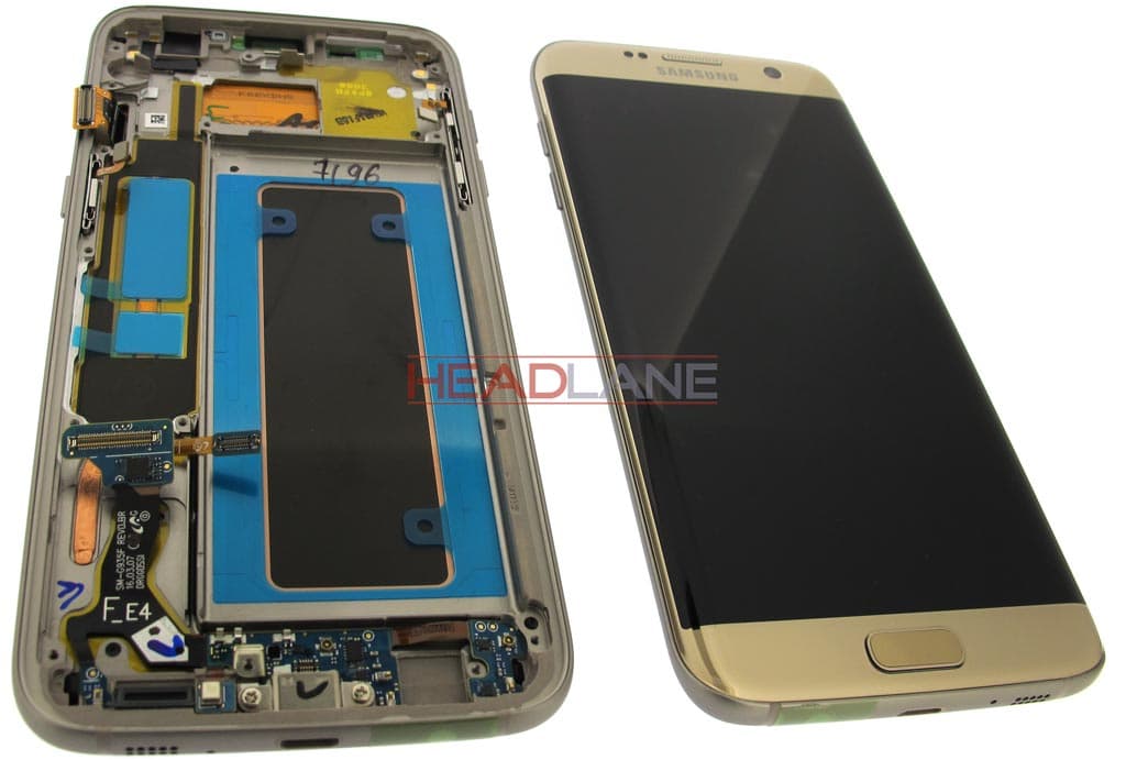 Samsung SM-G935F Galaxy S7 Edge LCD Display / Screen + Touch - Gold - view 2