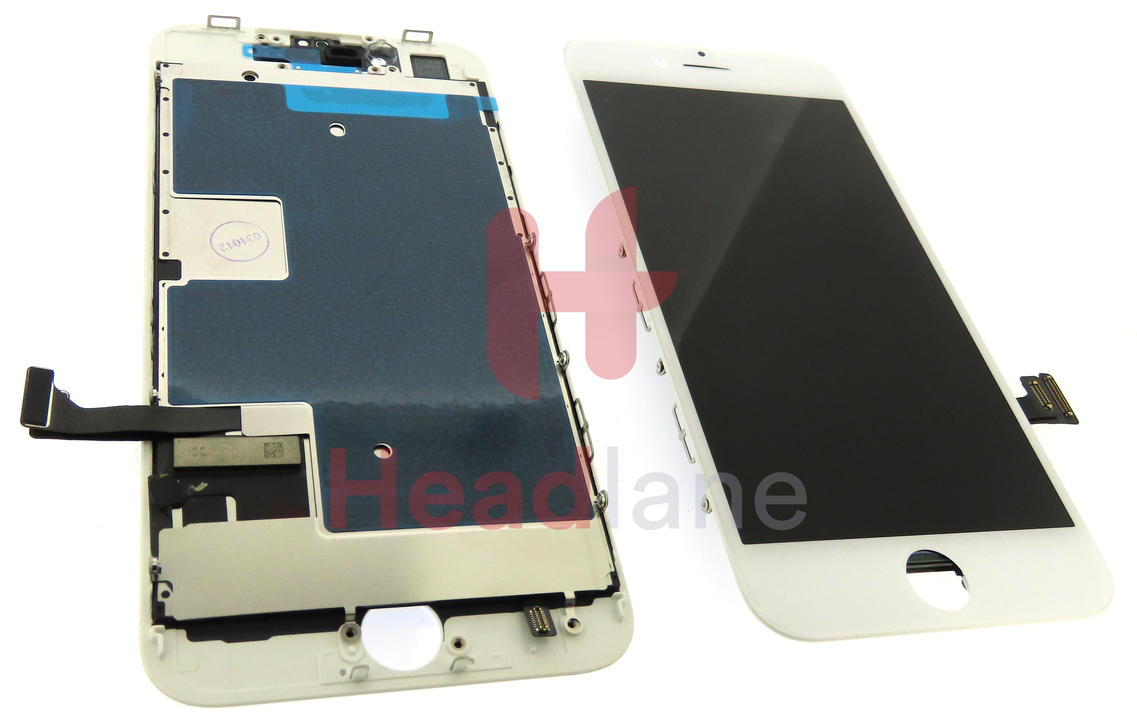 Apple iPhone 8 / SE2 LCD Display / Screen (FOG) - White (ZY) - view 2