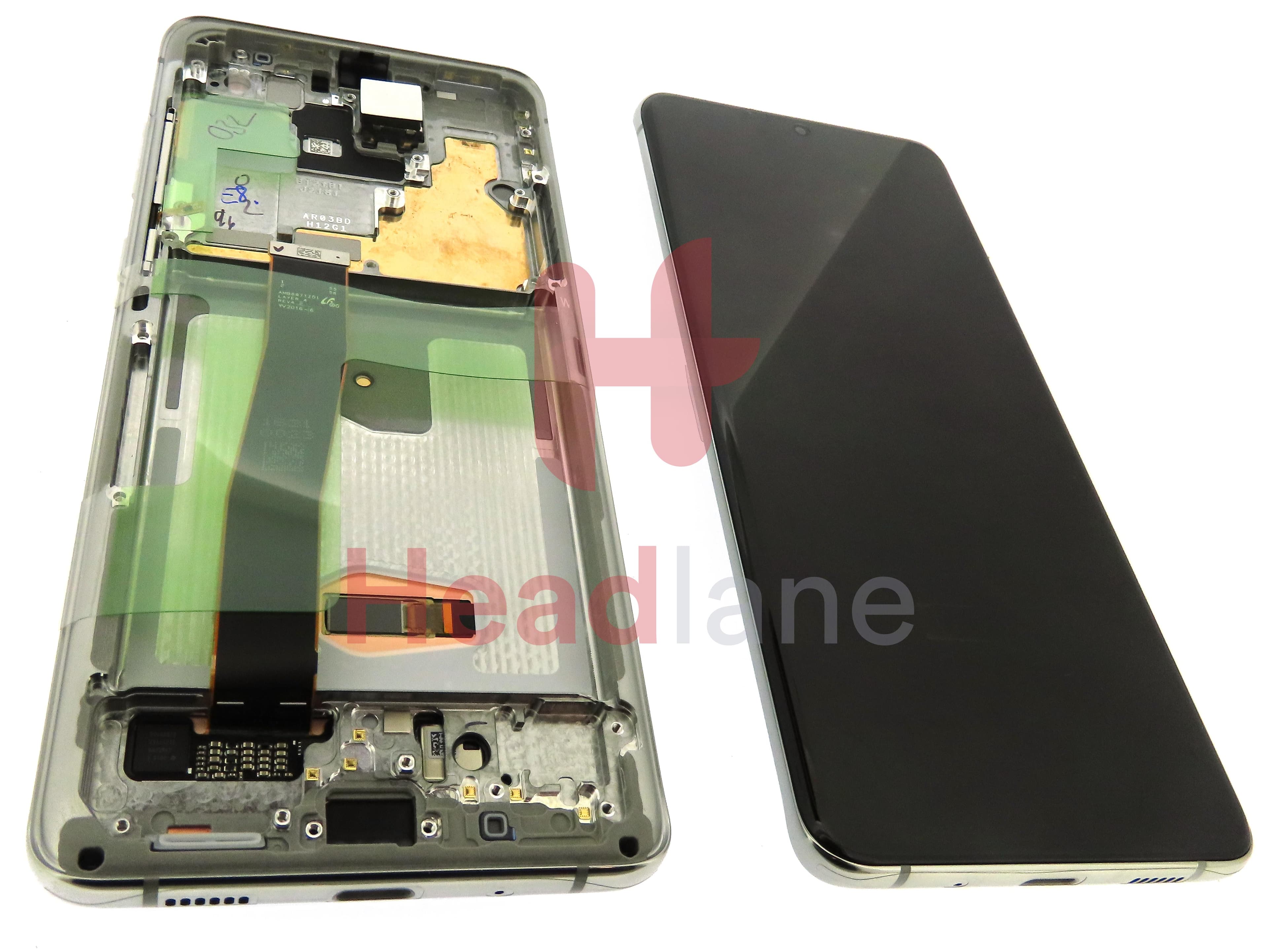 Samsung SM-G988 Galaxy S20 Ultra LCD Display / Screen + Touch - White (No Camera) - view 2