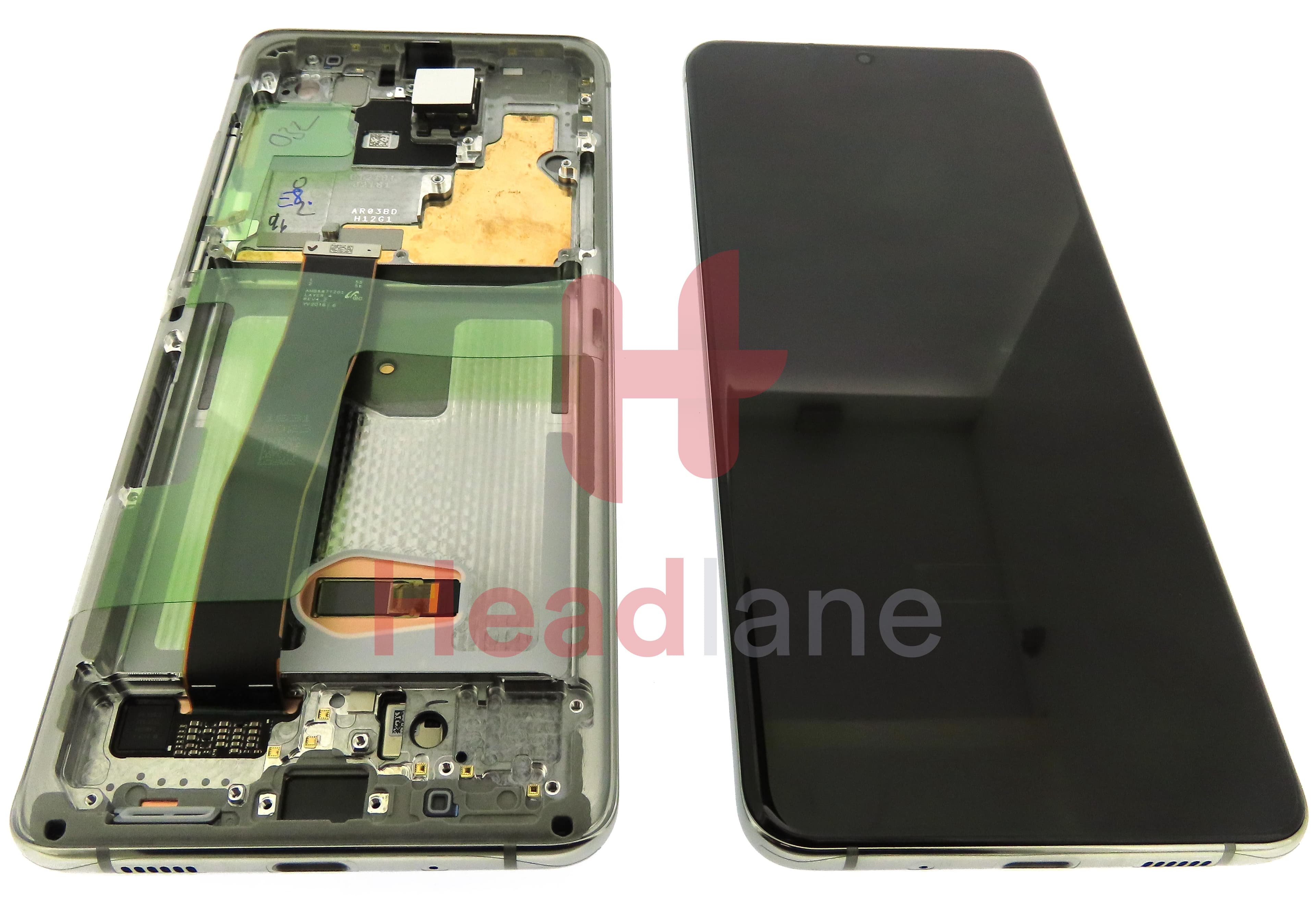 Samsung SM-G988 Galaxy S20 Ultra LCD Display / Screen + Touch - White (No Camera) - view 3