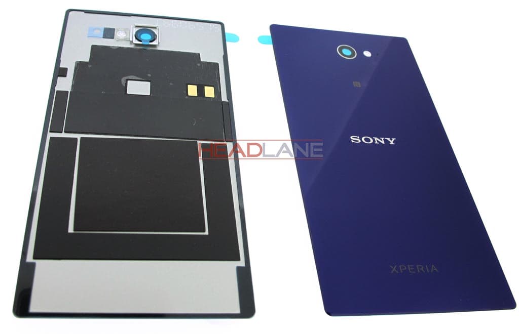 Sony D2305 / D2306 Xperia M2 Battery Cover - Purple - view 2
