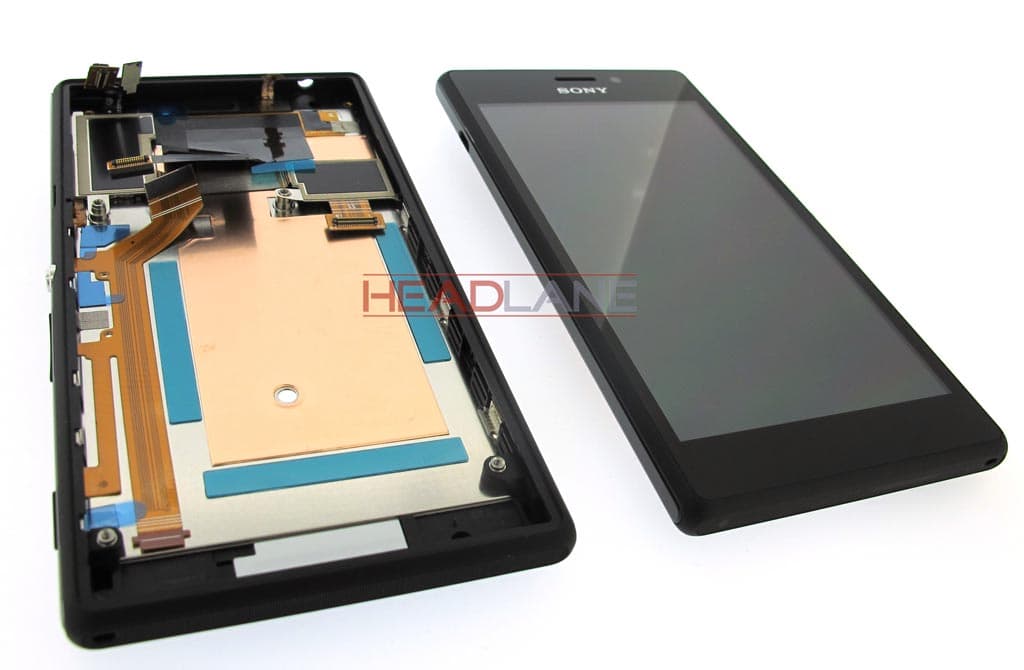 Sony D2305 / D2306 Xperia M2 LCD Display / Screen + Touch - Black - view 2