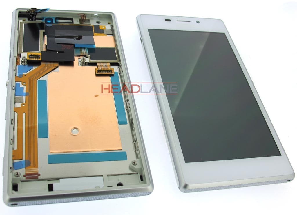 Sony D2305 / D2306 Xperia M2 LCD Display / Screen + Touch - White - view 2