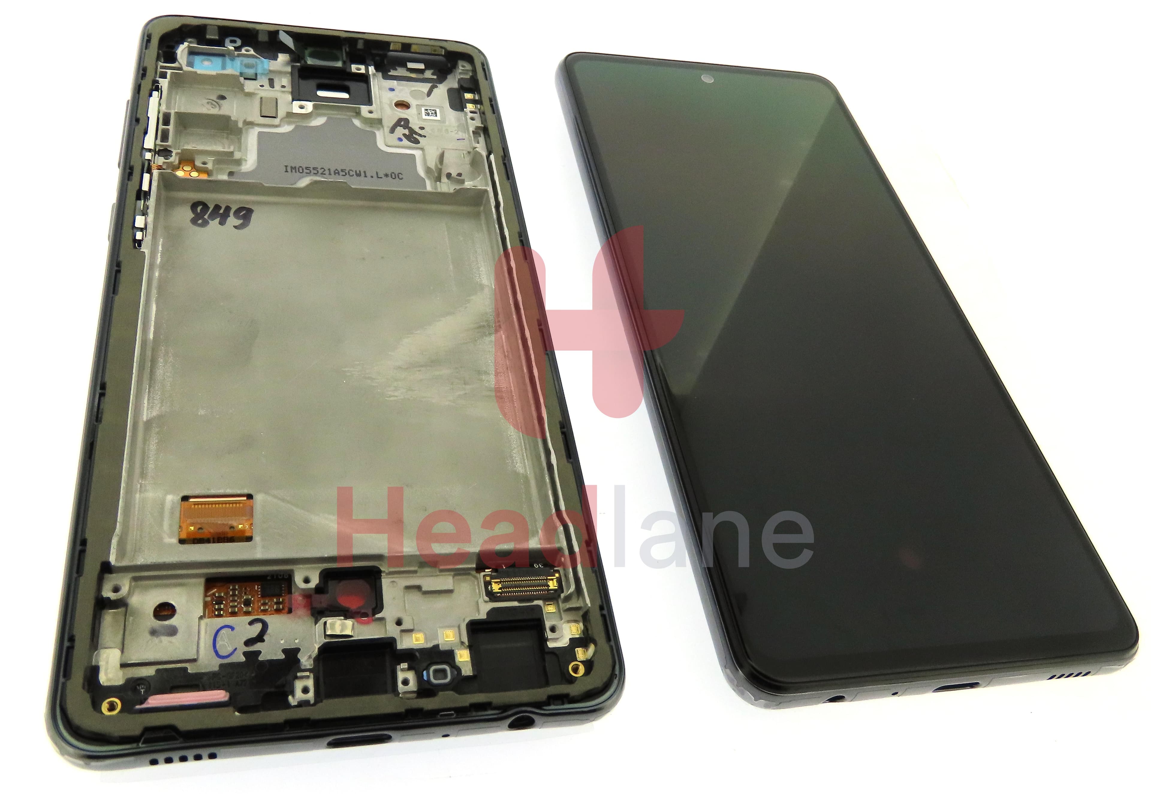 Samsung SM-A725 Galaxy A72 4G LCD Display / Screen + Touch - Black - view 2